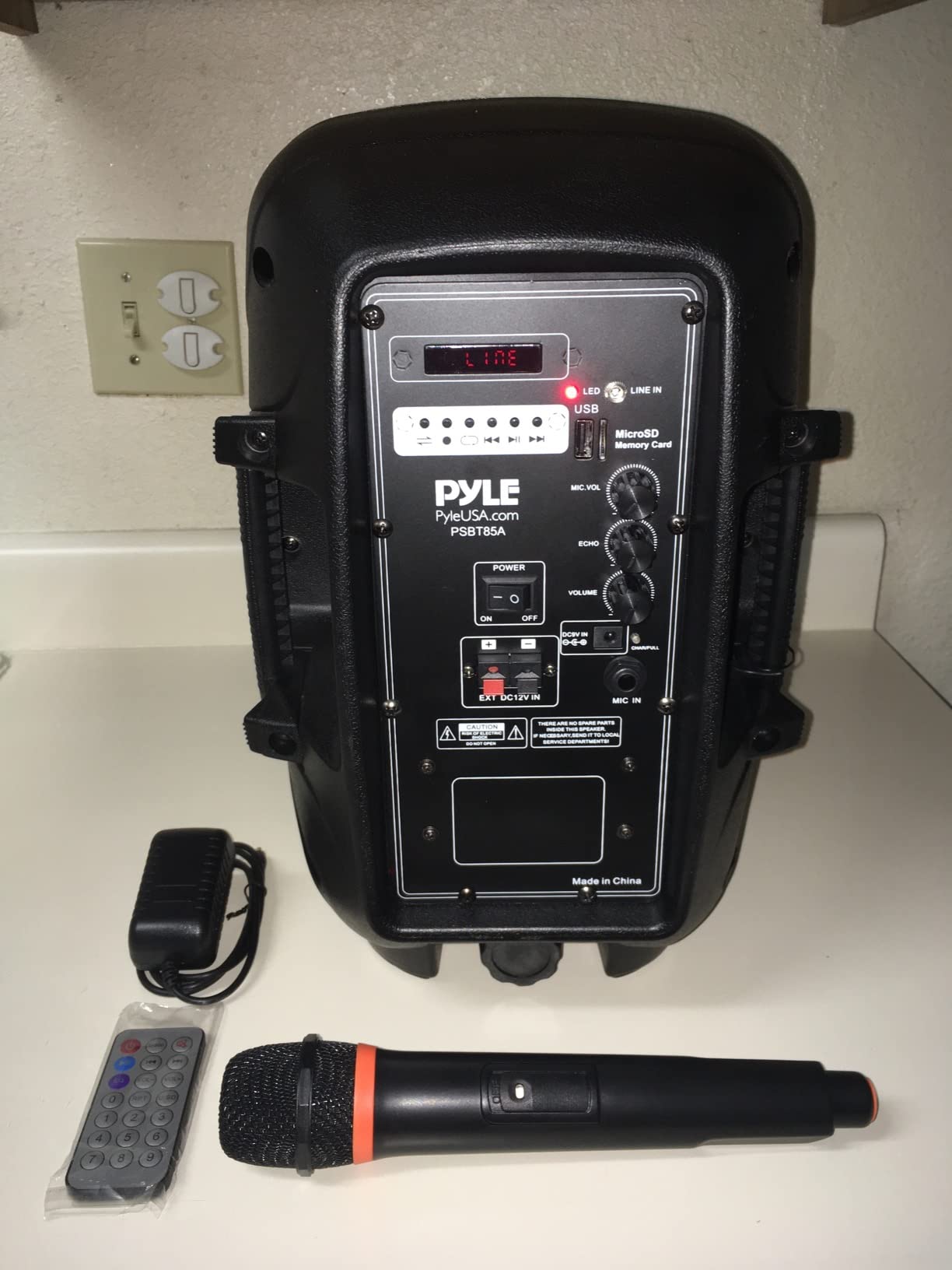 Pyle 800W Portable Bluetooth PA Speaker - 8