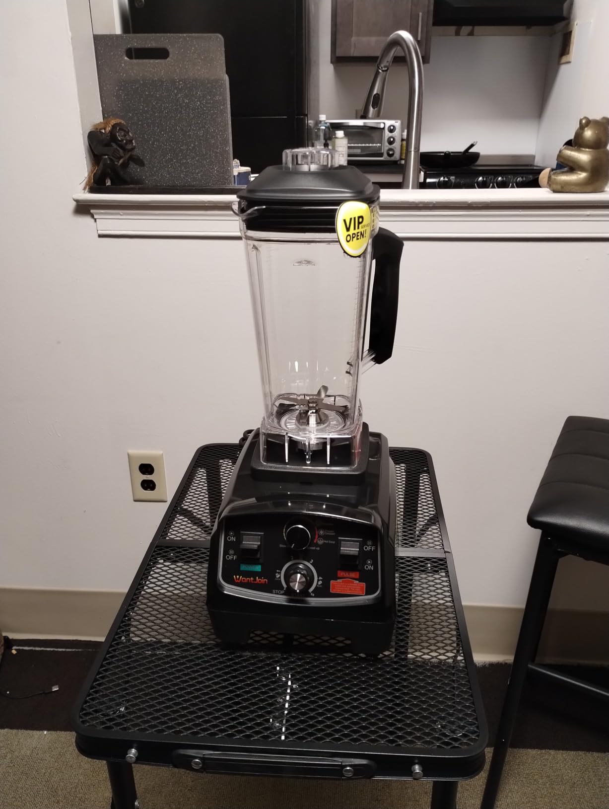 WantJoin Professional Blender, ETL listed 68oz Commercial Blender for kitchen Max 1800W High Power Home and Commercial with Timer, Smoothie Maker 2200ml for Crushing Ice, Frozen Dessert, Soup customer photo 2
