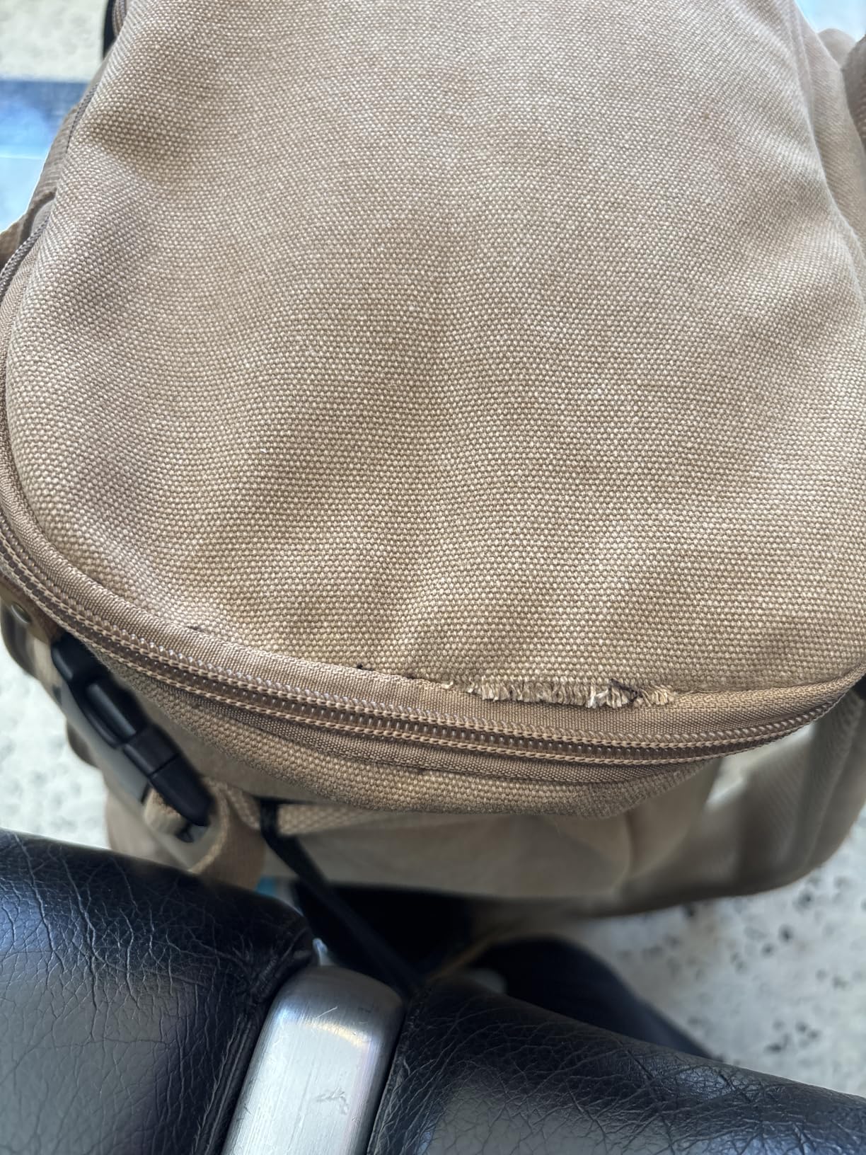 G-FAVOR 40L Travel Backpack for Men, Large Vintage Canvas Rucksack 3 in 1 Convertible Duffel Bag Carry On Backpack Fits for 17.3 Inch Laptop customer photo 1