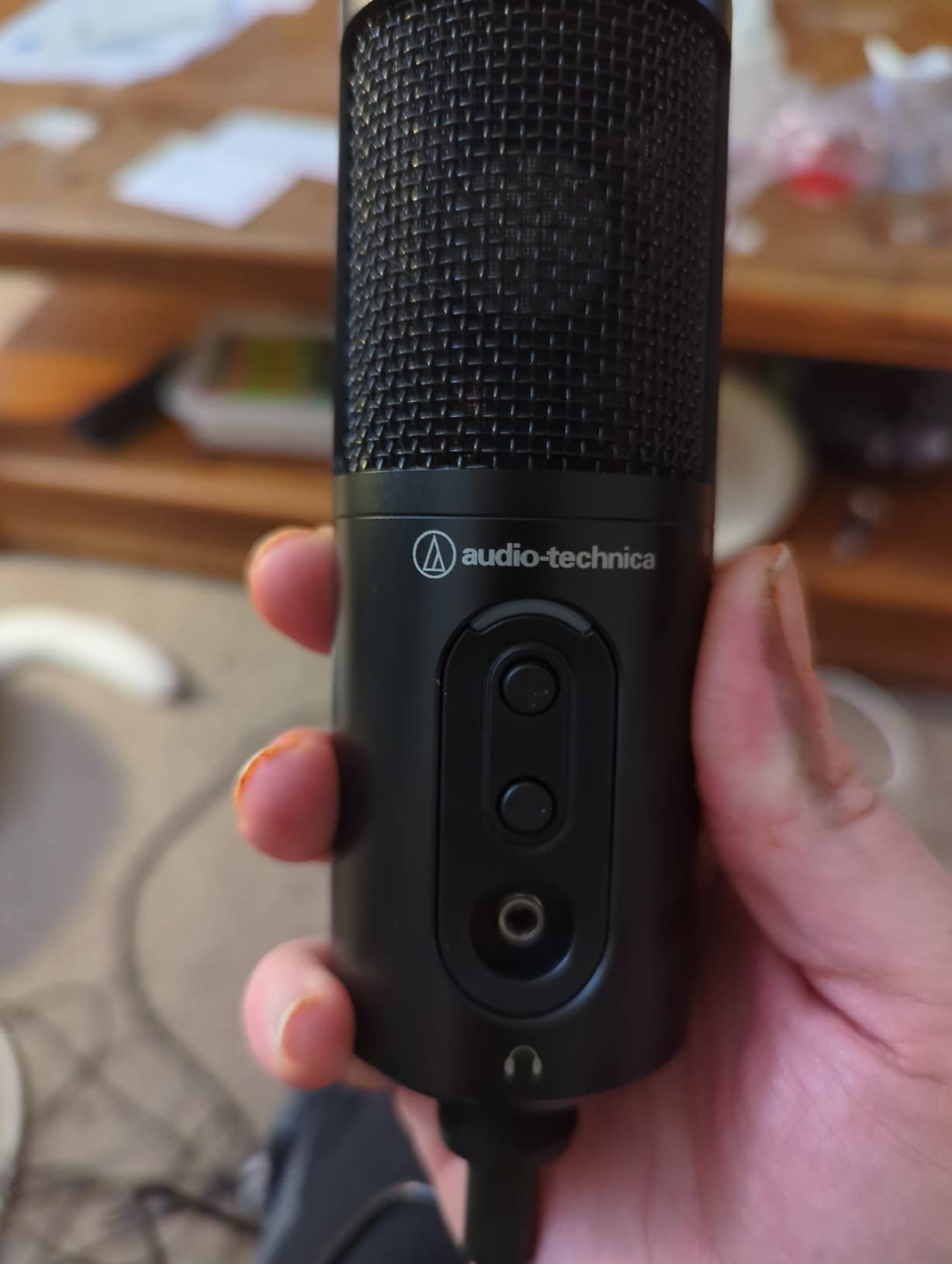 Audio-Technica ATR2500x-USB Cardioid Condenser Microphone customer photo 1