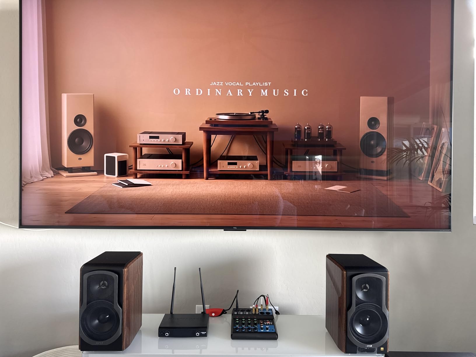 Edifier S2000MKIII Coaxial, Bluetooth, Optical and RCA Bookshelf 2 Speakers, Near-Field Active Tri-Amped 130w Studio Monitor for Audiophiles with Wireless, Line-in and Fiber-Optic Input Walnut customer photo 1