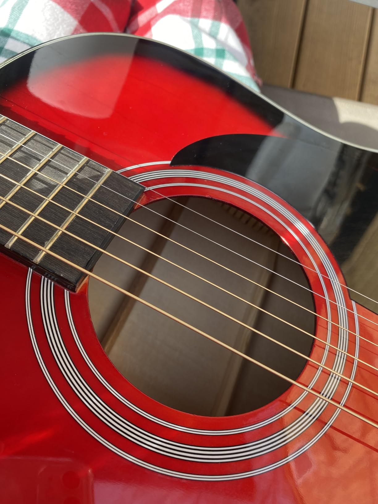 Best Choice Products 41in Full Size Beginner All Wood Acoustic Guitar Starter Set w/Gig Bag, Strap, Capo, Strings, Picks customer photo 1