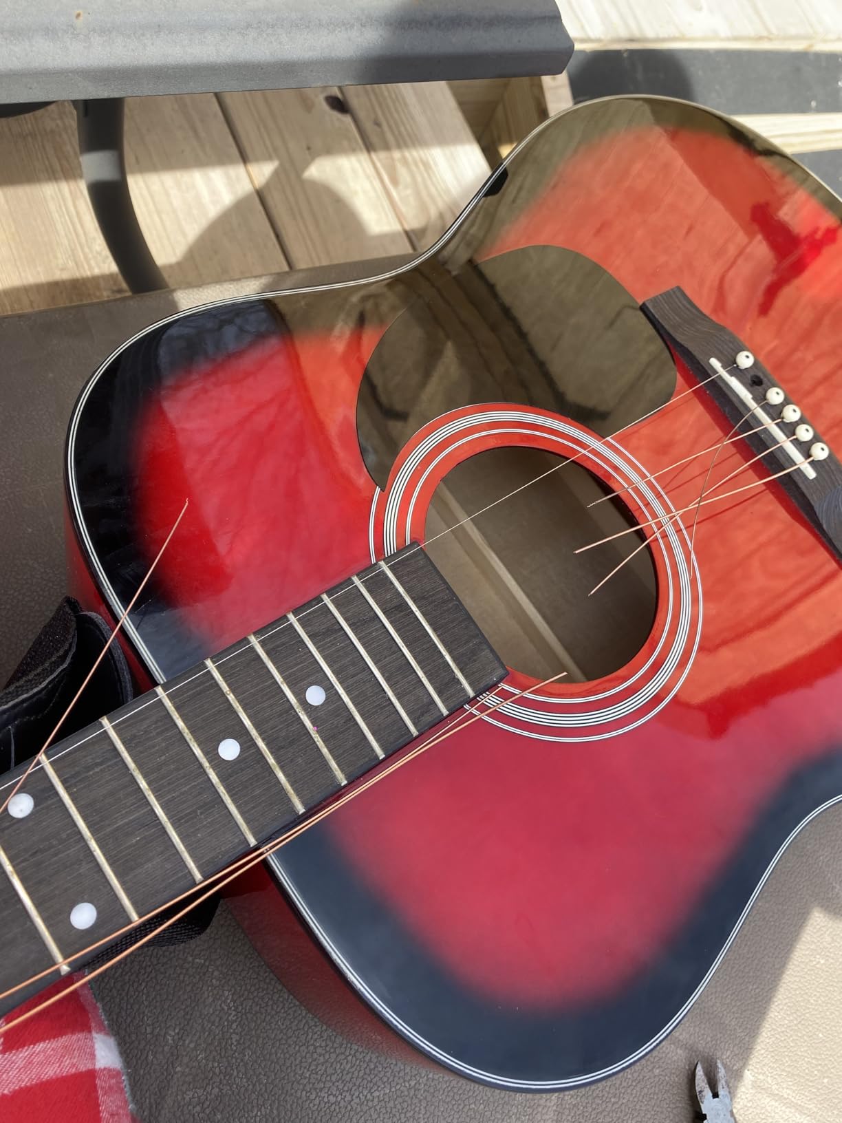 Best Choice Products 41in Full Size Beginner All Wood Acoustic Guitar Starter Set w/Gig Bag, Strap, Capo, Strings, Picks customer photo 2