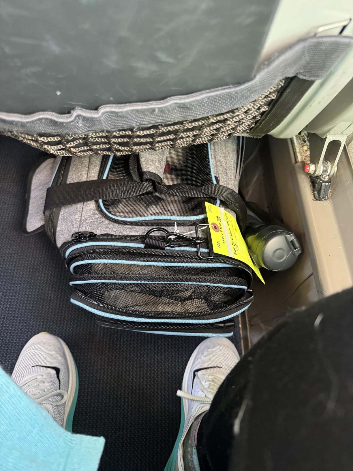 Airline Approved Pet Carrier, Large Soft Sided Pet Travel TSA Carrier 4 Sides Expandable Cat Collapsible Carriers with Removable Fleece Pad and Pockets for Cats Dogs and Small Animals customer photo 2