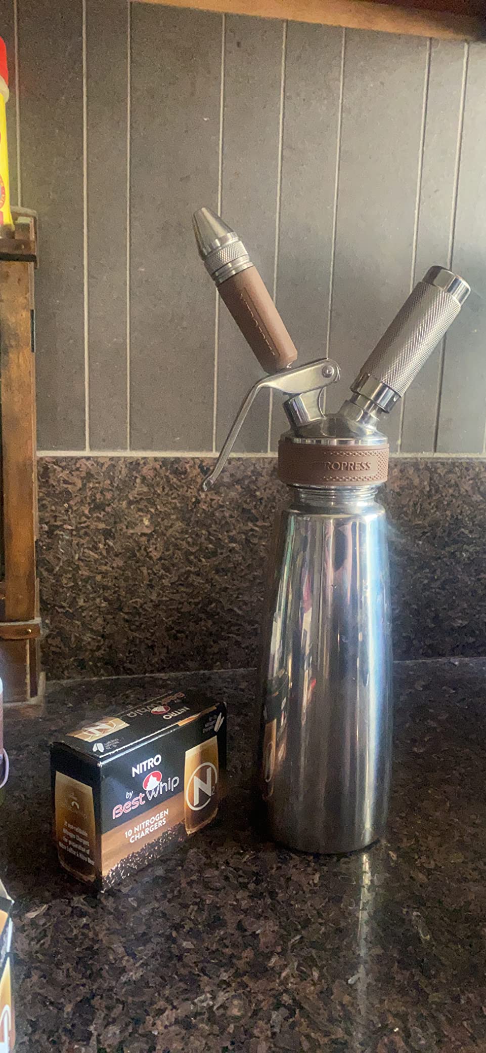 Original NitroPress - Nitro Cold Brew Coffee Maker Kit | Includes 10 Nitrogen Cartridges customer photo 2