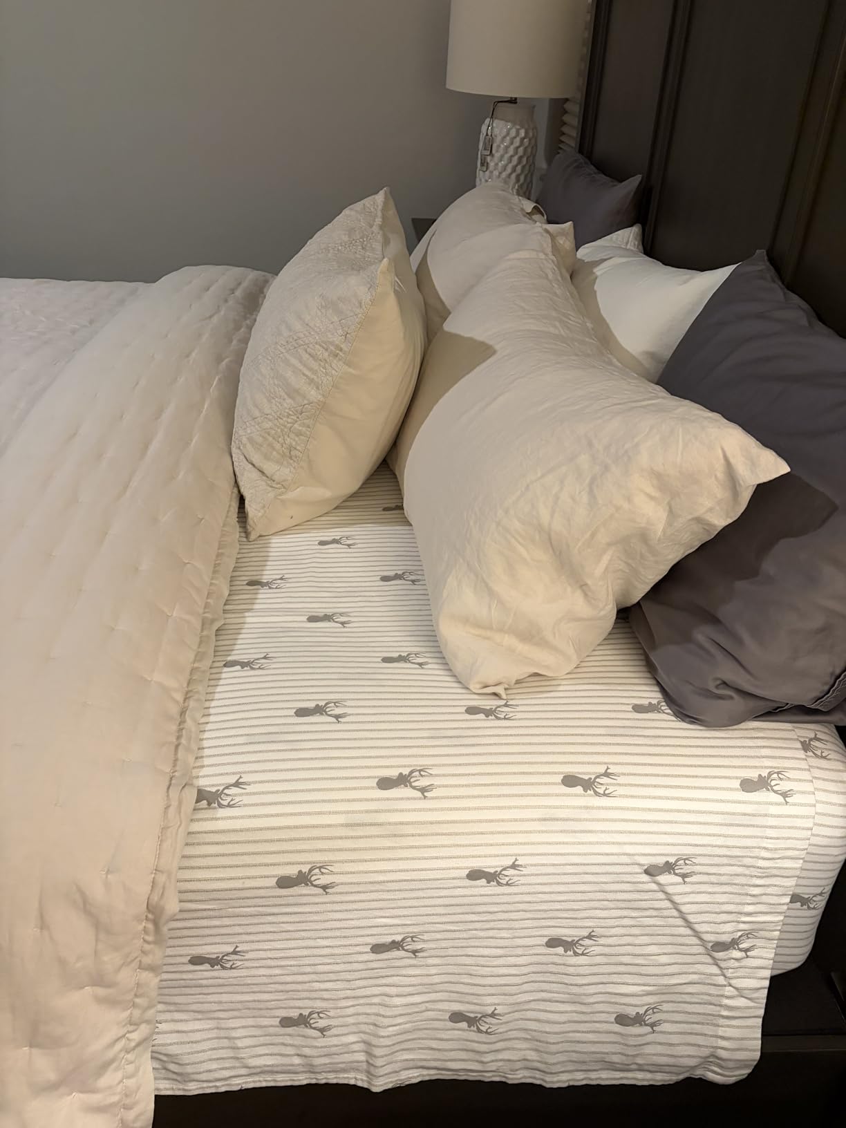 Eddie Bauer - Flannel Sheets Full Size, Anti-Pilling & Wrinkle Resistant Cotton, Touchably Soft for All-Season Comfort - Bed Sheets with Matching Pillowcases & Fitted Sheet (Birch Forest) customer photo 2