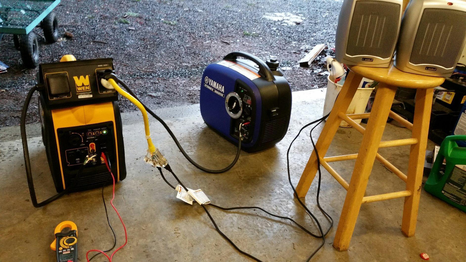Super Quiet 2350-Watt Portable Inverter Generator with Fuel Shut Off, Gasoline Power, Ultra Lightweight (56235i), Black customer photo 1