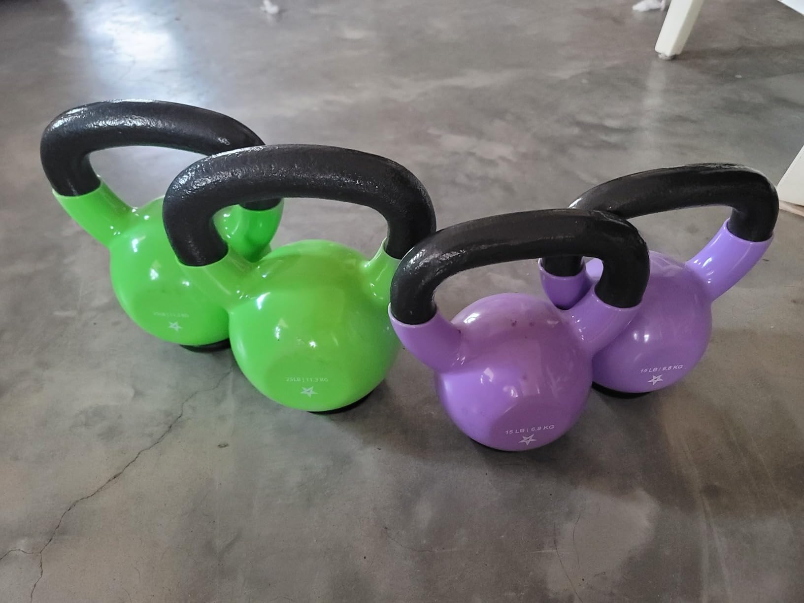 Yes4All Kettlebells Rubber Base, Kettlebell Set for Women, Strength Training Kettlebells Weights (10-65 lbs) customer photo 1