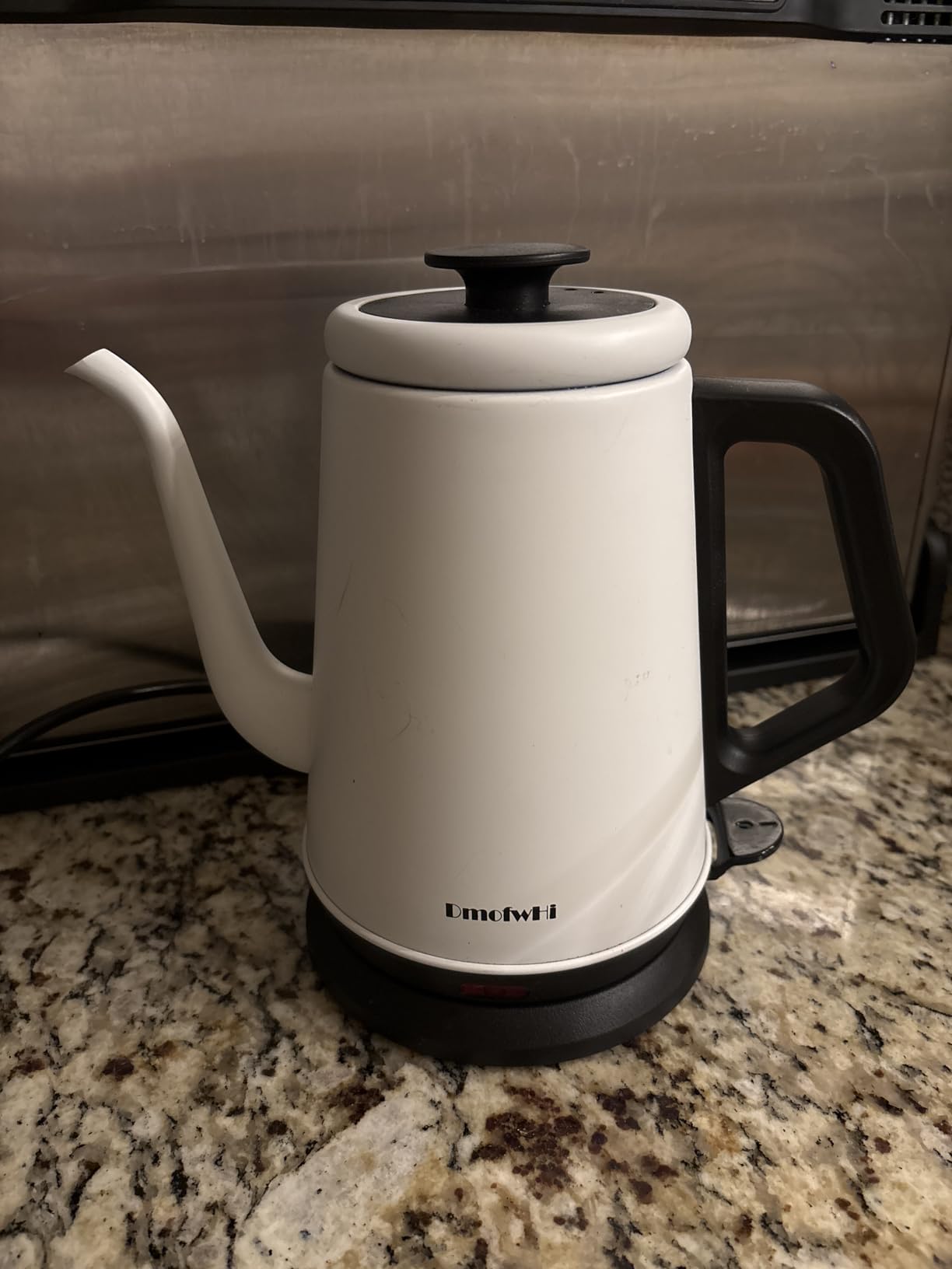 DmofwHi 1000W Gooseneck Electric Kettle (1.0L), 100% Stainless Steel BPA Free Tea Kettle with Auto Shut - Off Protection, Pour Over Coffee Kettle -Copper customer photo 1