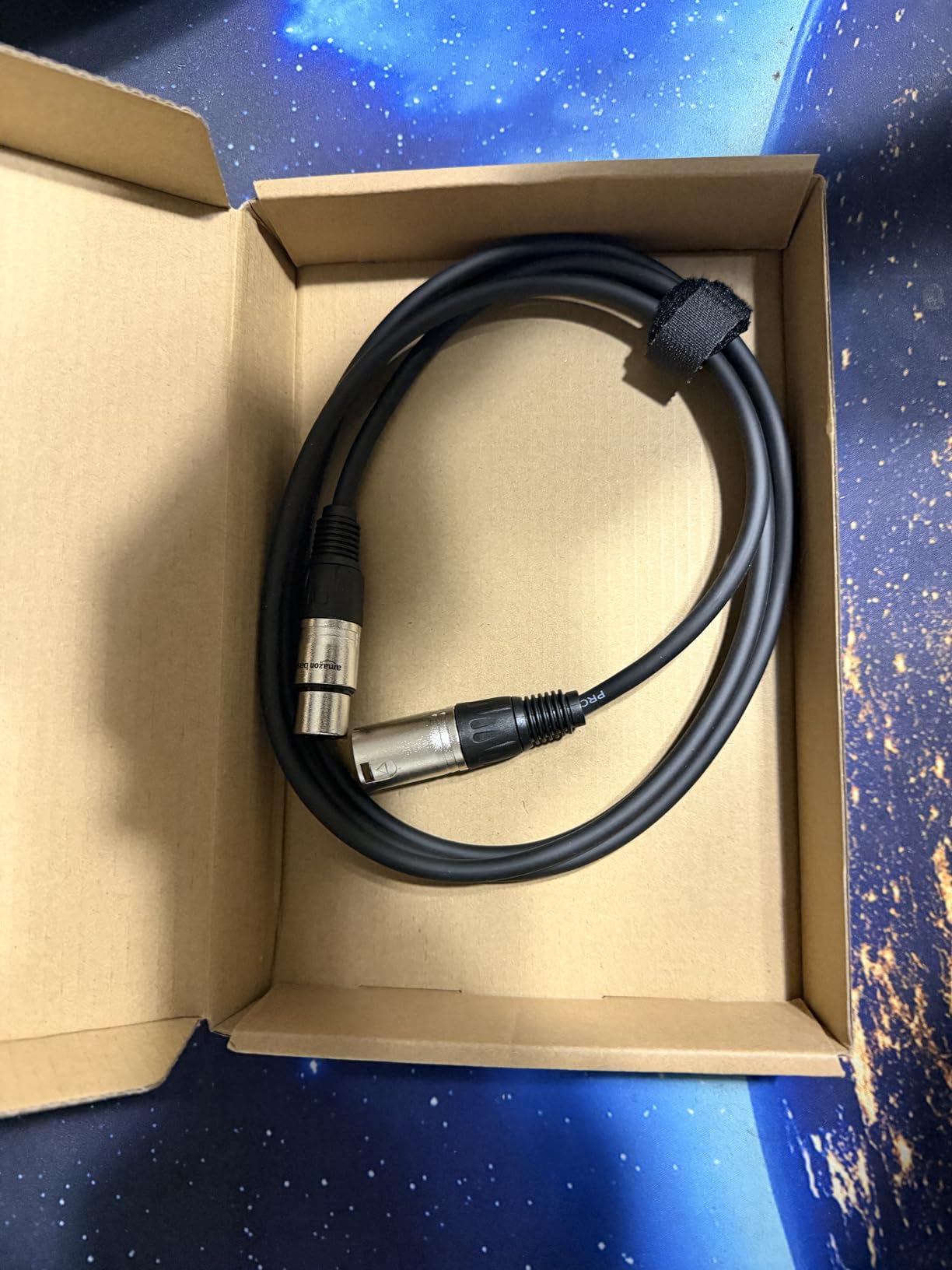 Amazon Basics 2-Pack XLR Microphone Cable for Speaker or PA System, Recording Studio, All Copper Conductors, 6MM PVC Jacket, 15 Foot, Black customer photo 1
