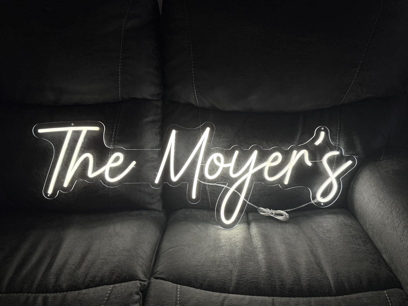 LC Sign Custom Neon Sign, LED Name Signs Customizable for Wedding Events Prom, Personalized Led Neon Light Gifts for Bedroom Wall Decor, Office Coffee Bar Shop Business Signs customer photo 2