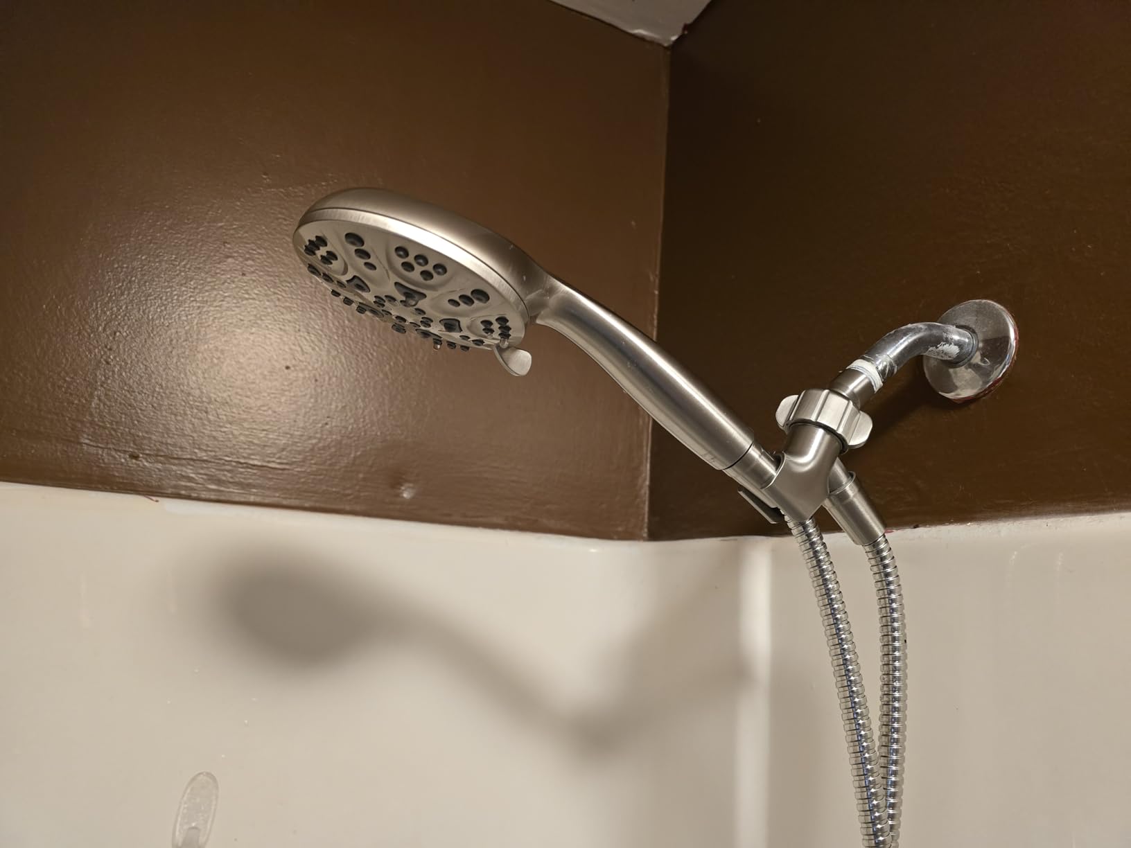 6-Mode High Pressure Handheld Shower Head Set, Consumer Reports Recommended HOPOPRO High Flow Hand Held Showerhead with 59 Inch Hose Bracket Teflon Tape Rubber Washers customer photo 1