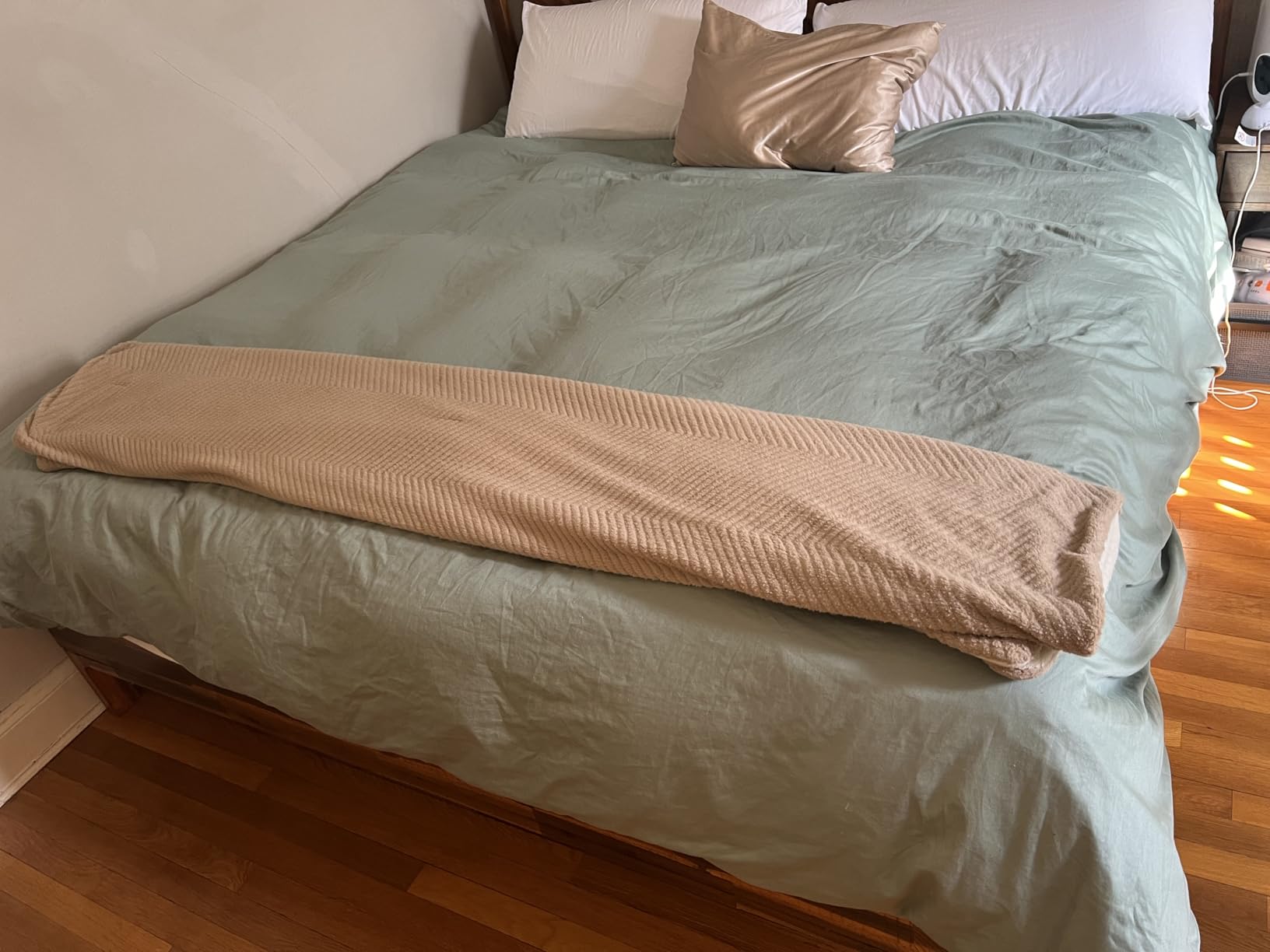 California Design Den Duvet Cover Queen Size/Full Size - Winner Good Housekeeping Best Bedding Awards 2025, 400 Thread Count Sateen, 100% Cotton Bedding Duvet Covers, Button Closure & Corner Ties - White customer photo 1