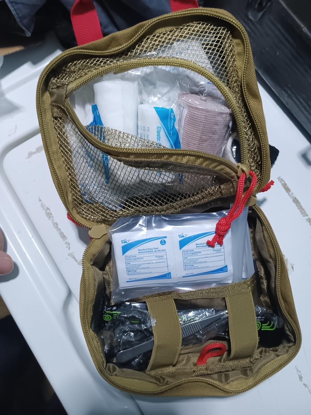 Everlit 180 Pieces Tactical First Aid Kit IFAK Molle EMT Pouch Outdoor Camping Emergency Kits for Camping Boat Hunting Hiking Home Car Earthquake and Adventures customer photo 1