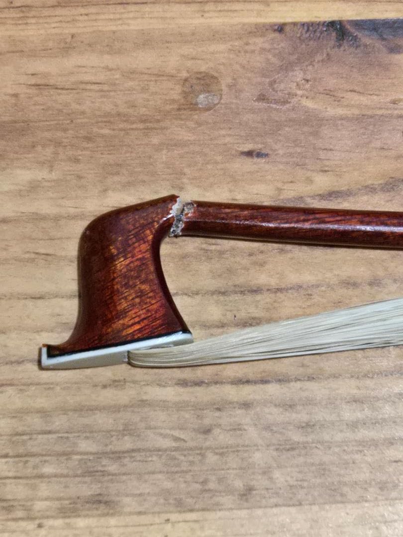 VINGOBOW 127V Carbon Fiber Core Hybrid Pernambuco Skin Violin Bow 4/4 Size Master Level Fleur-de-lys Snakewood Frog customer photo 1