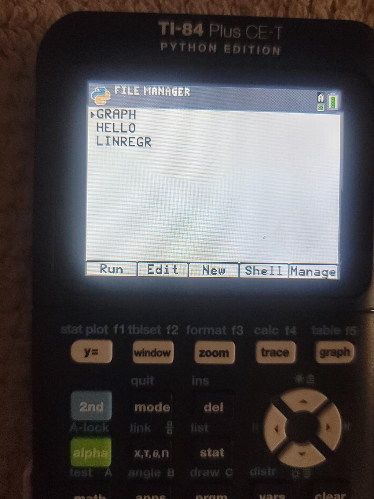 Texas Instruments TI-84 Plus CE-T Python Edition Graphical Calculator (Colour Display) Black customer photo 1