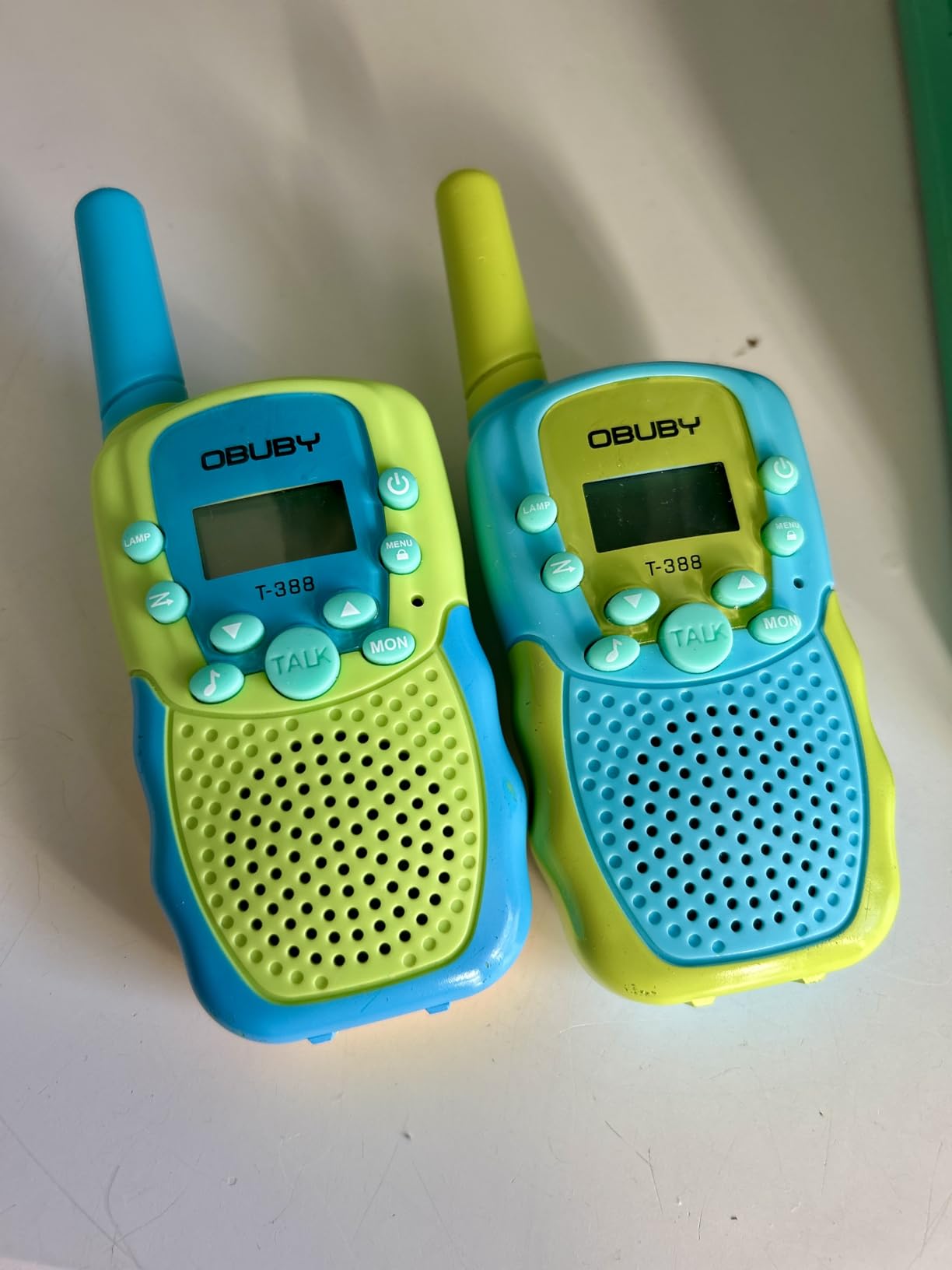 Selieve Toys for 3-14 Year Old Children's, Walkie Talkies for Kids 22 Channels 2 Way Radio Toy with Backlit LCD Flashlight, 3 Miles Range for Outside, Camping, Hiking Purple customer photo 1