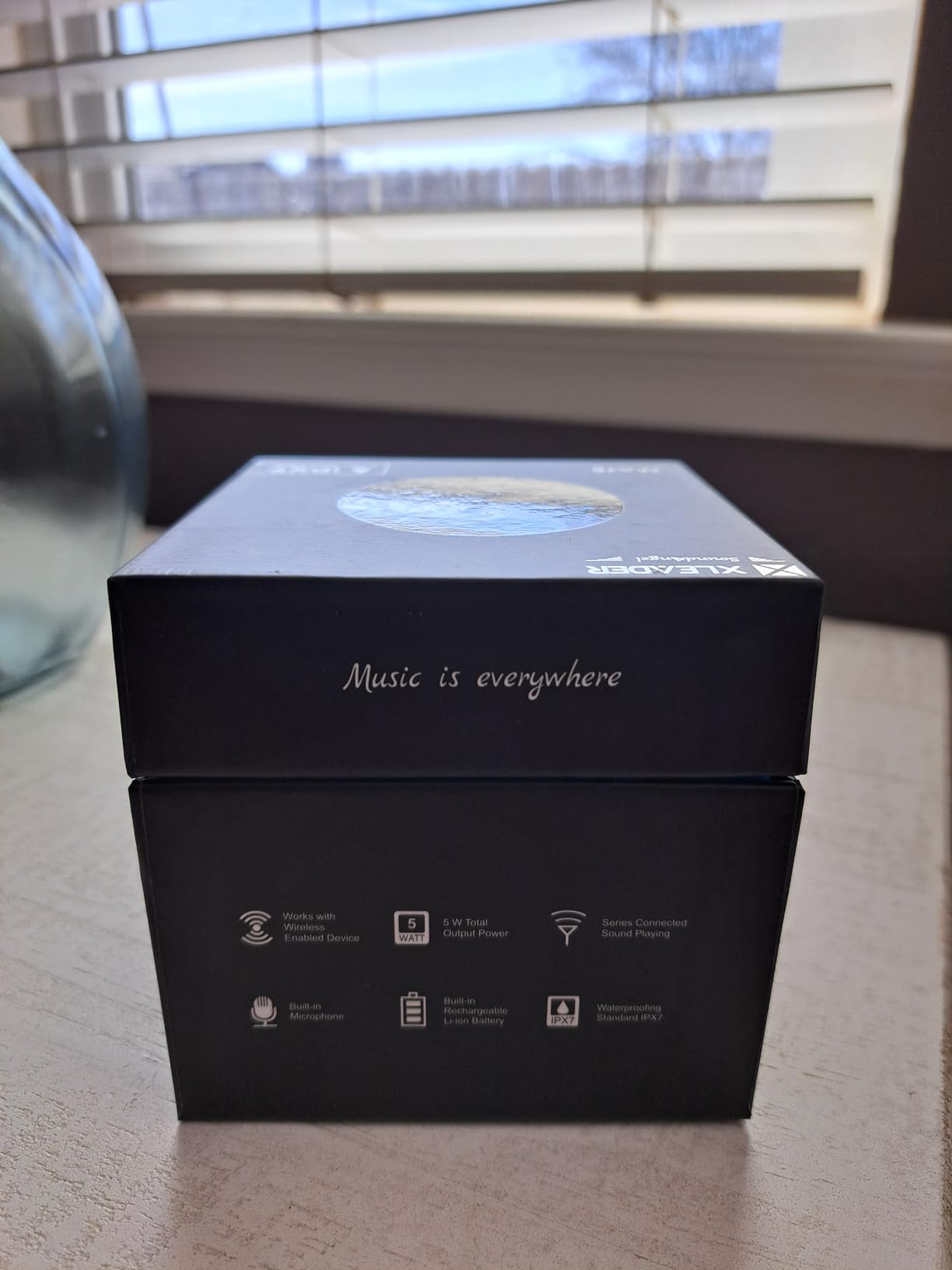 XLEADER, Upgraded, Pro Shower Speaker, Certified IPX7 Waterproof Bluetooth Speaker, with Suction Cup, Silicone Lanyard, 8W Crystal Sound&Rich Bass, 15H Playtime, Ideal Gifts - SoundAngel Mate(2 Gen) customer photo 1
