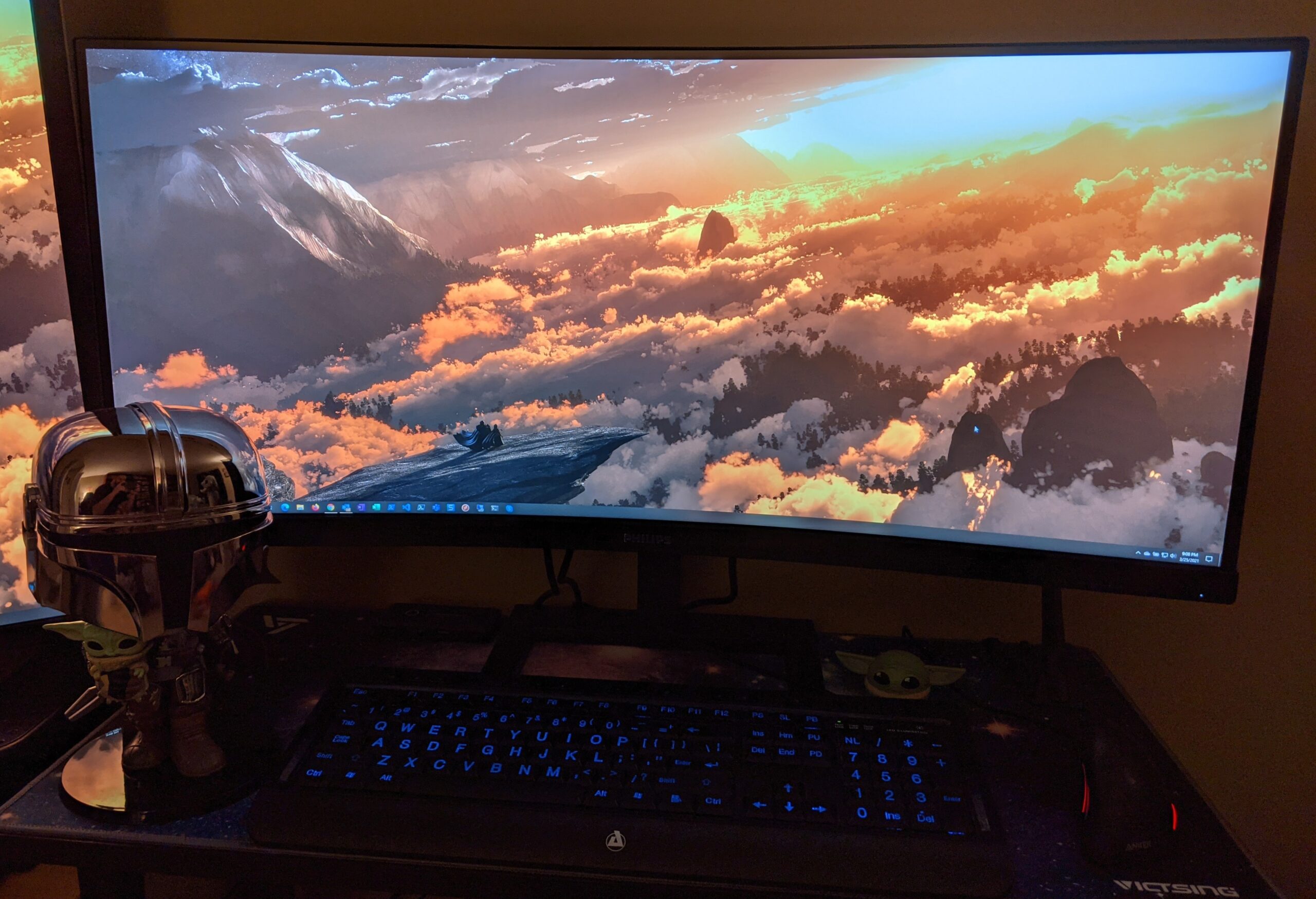 Philips 346E2CUAE 34-inch Curved Frameless UltraWide QHD 3440x1440, 100Hz 1ms MPRT, sRGB 121%, USB-C Charging, MultiView PIP/PBP customer photo 1