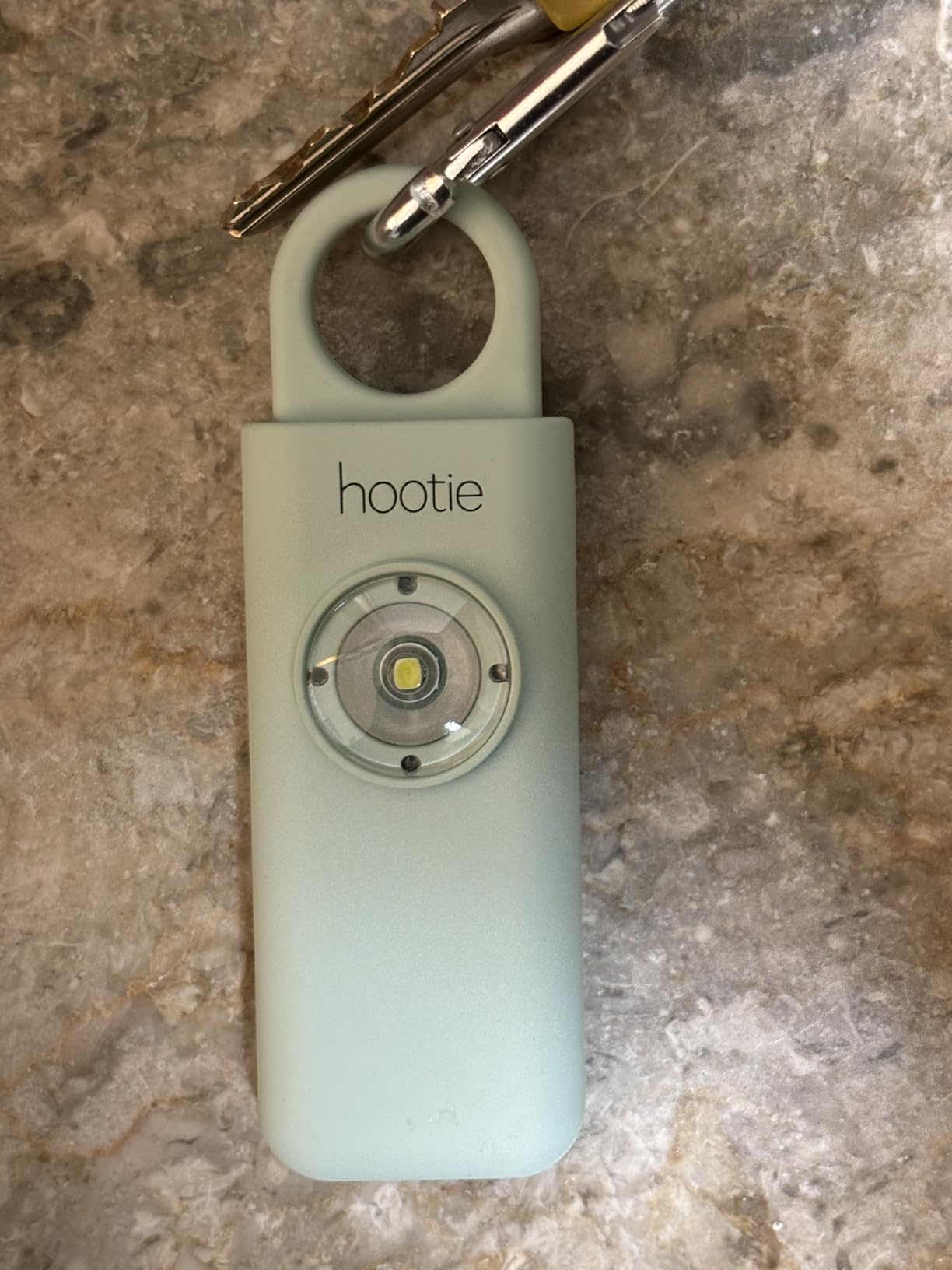 HOOTIE Personal Safety Alarm Keychain, 130dB Personal Alarm for Women Men and Kids, Pull Pin Emergency Panic Alarm with Strobe Light, Portable Self Defence Alarm for Campus Travel and Running - Mint customer photo 2