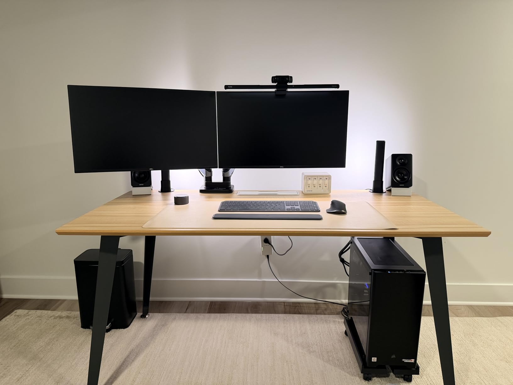 PAMO Cable Management Under Desk for Easy mounting Under-Table I Set of 3 - with 10X Cable Ties I Desk Organizer for Office/Home Office Table Thoughtful Cable Tray Holder customer photo 2