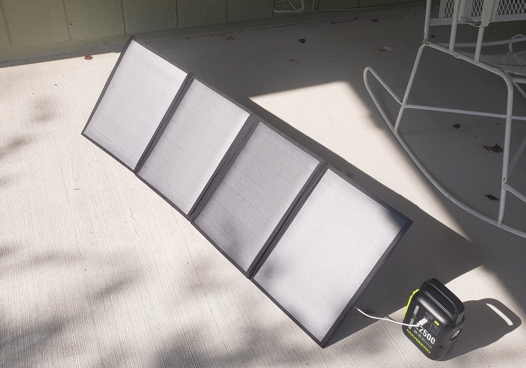 Portable Solar Panel Charger 40W Foldable Solar Panel for Portable Power Station, iPhone, iPad, Laptop, Camping Solar Panels with USB QC 3.0/USB C/18V DC customer photo 2