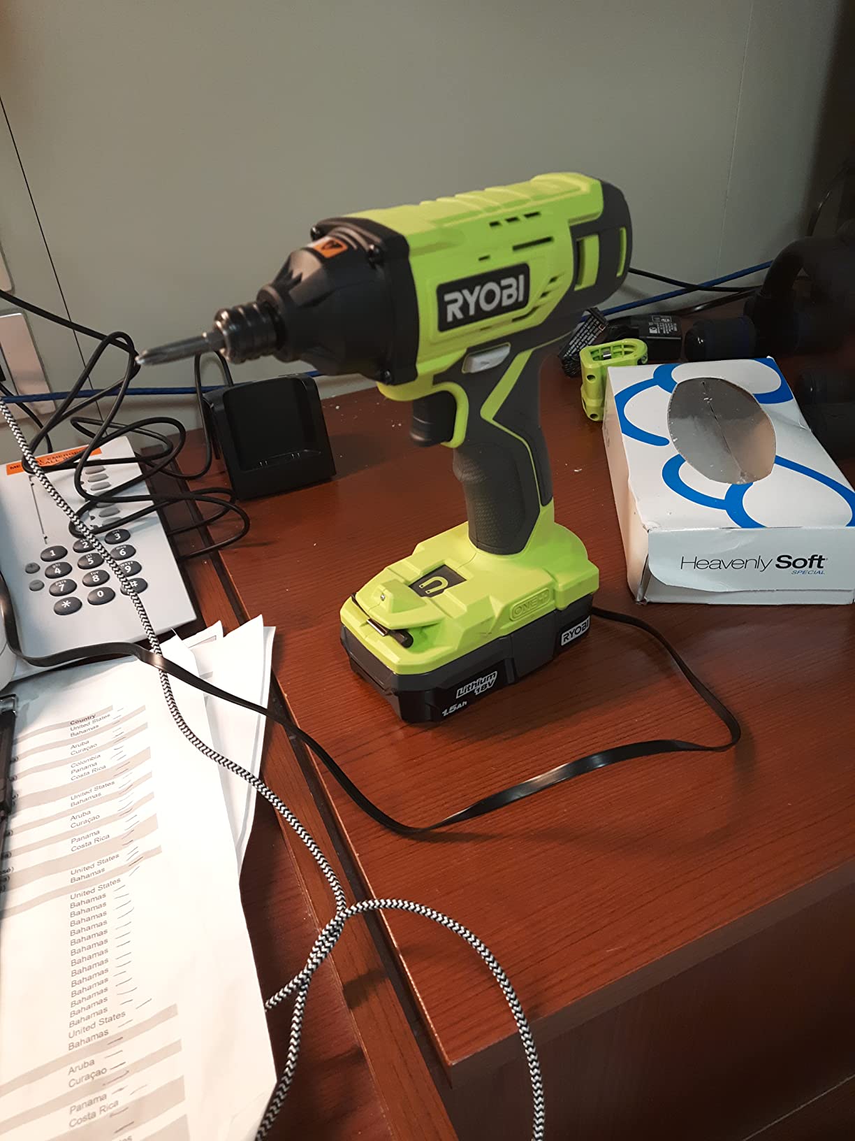 Ryobi ONE+ 18V Cordless 1/4 in. Impact Driver Kit with 1.5 Ah Battery and Charger (P235AK1) customer photo 1