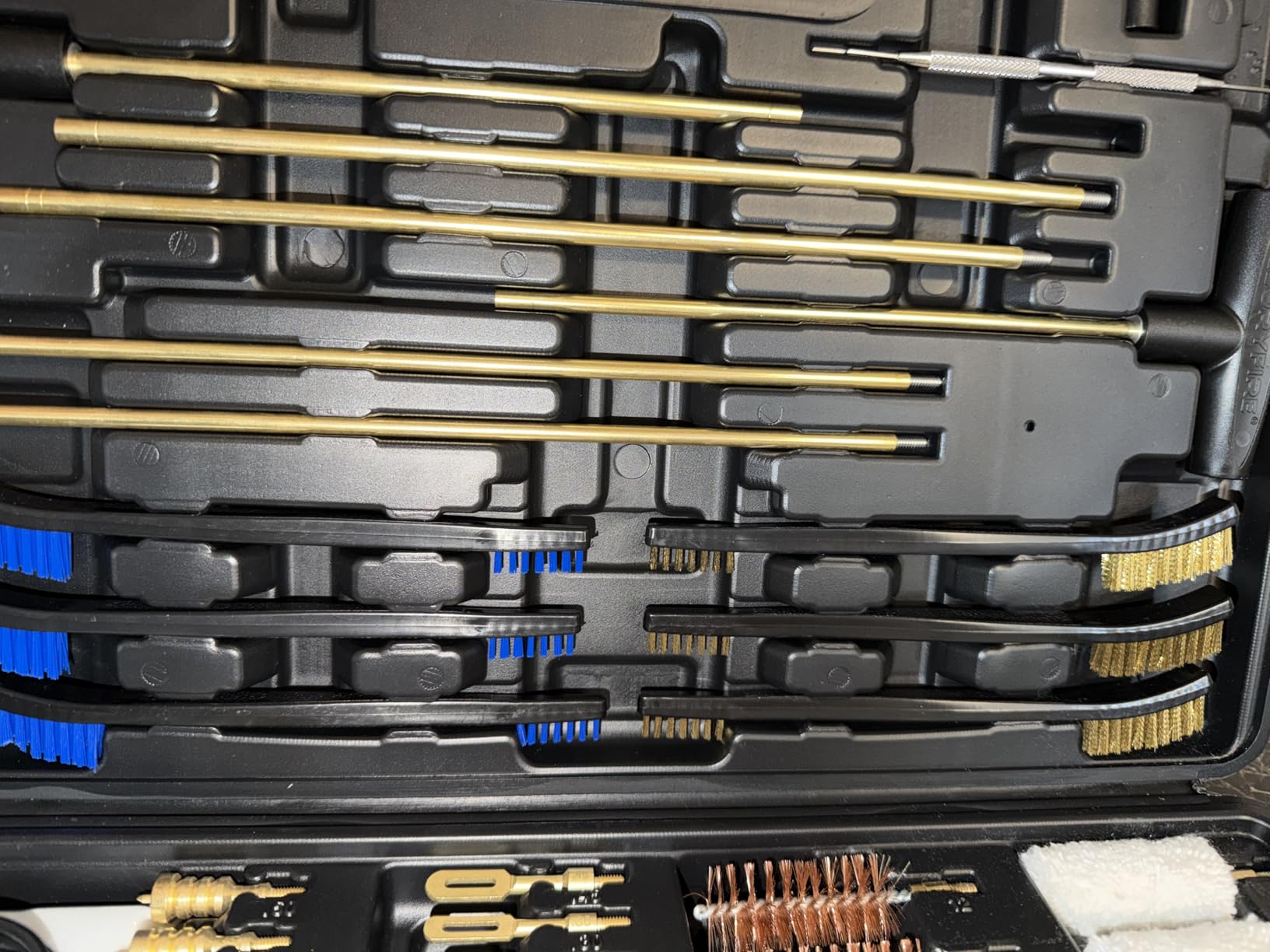 GLORYFIRE Elite Gun Cleaning Kit Universal Gun Cleaner for Shotgun, Pistol,with Lightweight Carrying Case, Reinforced and Lengthened Rods and Steel Wire, High-end Double Head Brushes customer photo 1