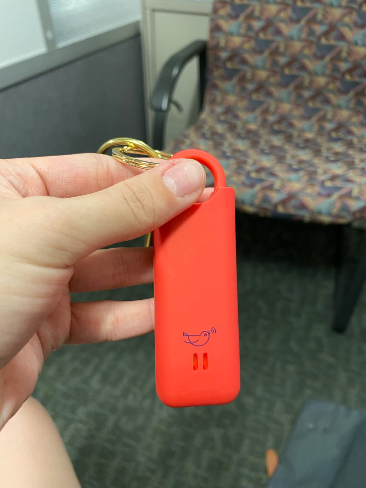 She's Birdie - The Original Personal Safety Alarm for Women by Women - Loud Siren, Strobe Light and Key Chain in a Variety of Colors (Aqua) customer photo 2