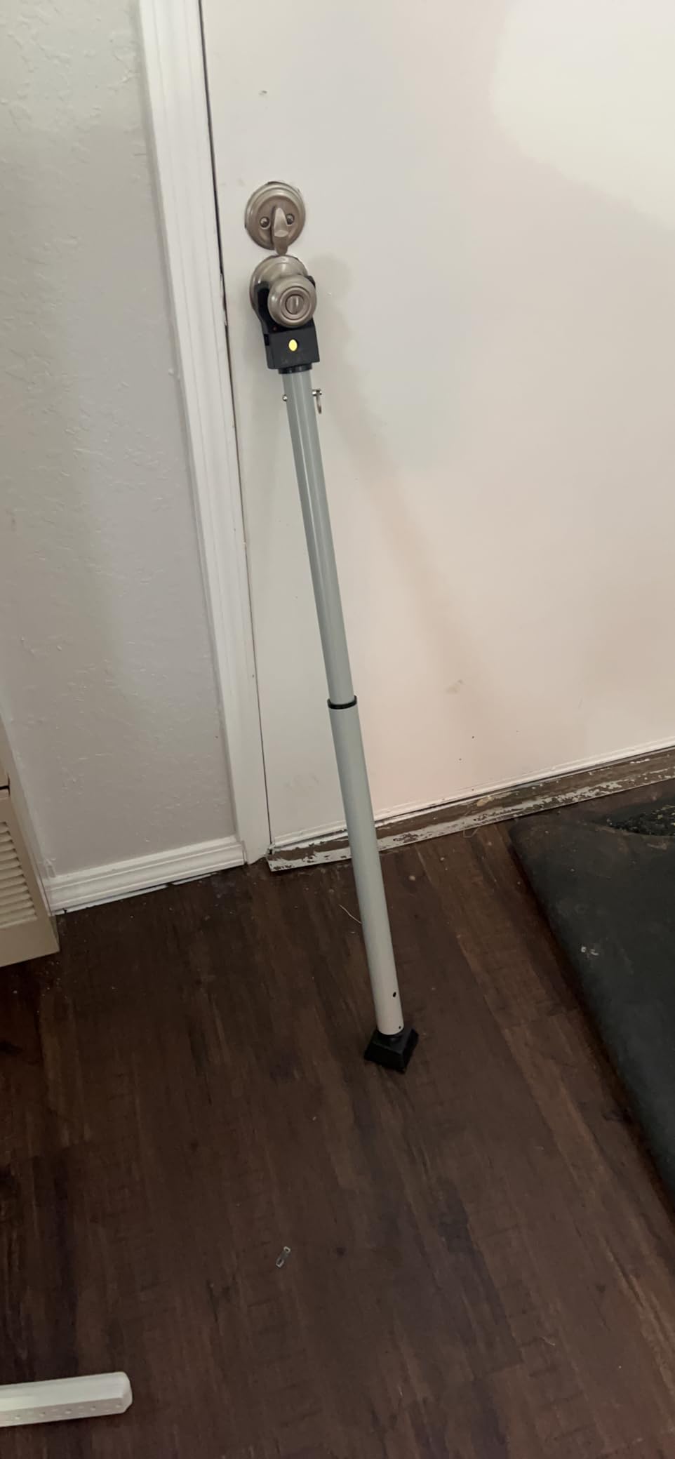 SABRE Adjustable Door Security Bar with Vibration Detecting Alarm customer photo 1