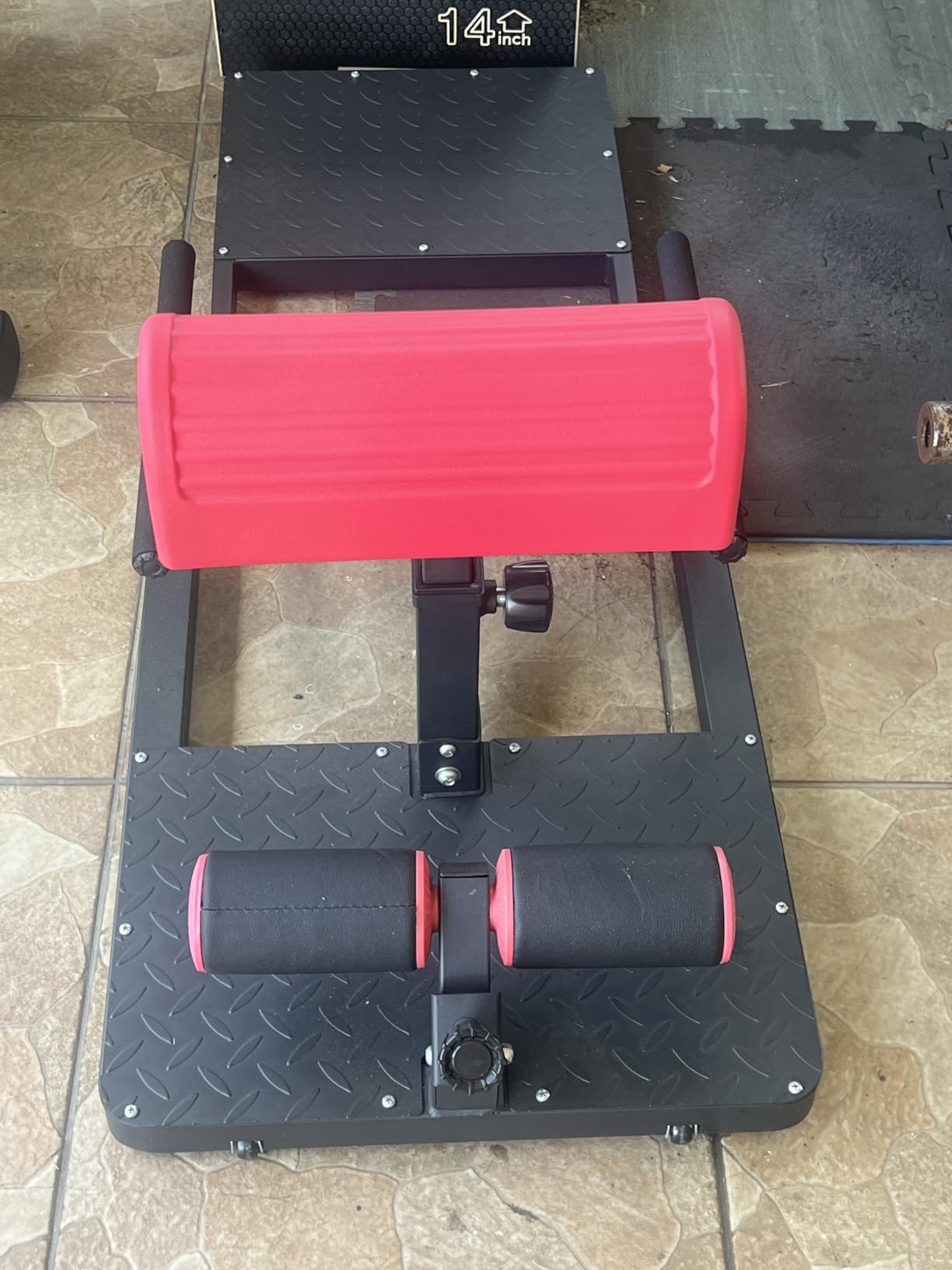 Hip Thrust & Squat Machine for Home - Multi-Function Glute Builder, Leg & Core Strengthening Equipment - Adjustable Sissy Squat, Hip Thrusts, Squat Assist Machine for Home Gym customer photo 1