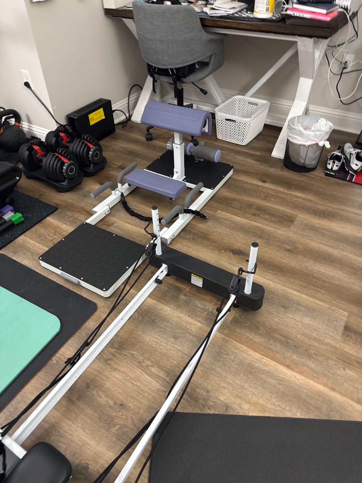 Hip Thrust & Squat Machine for Home - Multi-Function Glute Builder, Leg & Core Strengthening Equipment - Adjustable Sissy Squat, Hip Thrusts, Squat Assist Machine for Home Gym customer photo 2