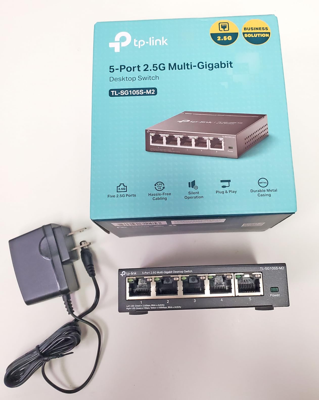 TP-Link TL-SX1008 | 8 Port 10G/Multi-Gig Unmanaged Ethernet Switch | Desktop/Rackmount | Plug & Play | Sturdy Metal Casing | Speed Auto-Negotiation, Free Expert Help customer photo 2