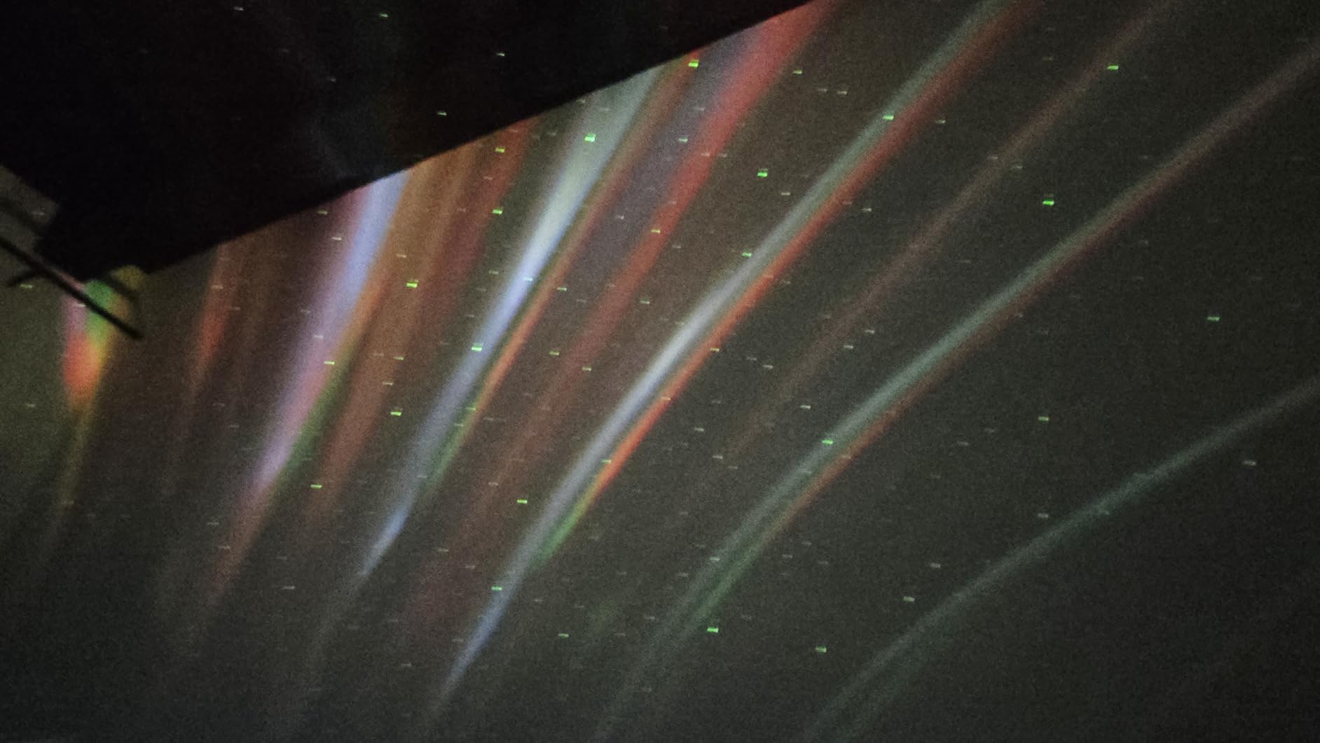 Northern Lights Aurora Projector, Star Projector Music Speaker, White Noise Night Light Galaxy Projector for Kids Adults, for Home Decor Bedroom/Ceiling/Party (Black) customer photo 1