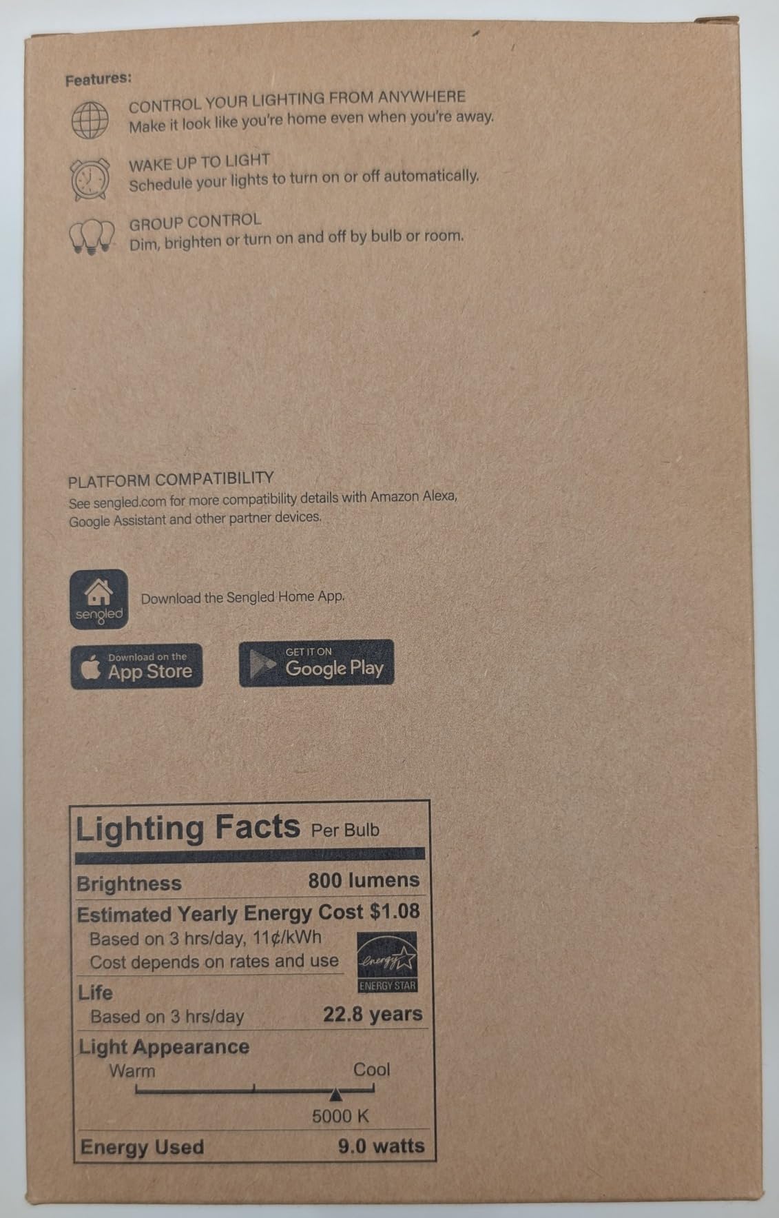 Sengled Zigbee Smart Candelabra Bulbs, Hub Required, Dimmable Multicolor E12 LED Candle Light Bulb Work with Alexa Echo(4th Gen), Echo Plus, Google/SmartThings, Voice/APP Control, 450 LM/40W Eqv. 4PK customer photo 1