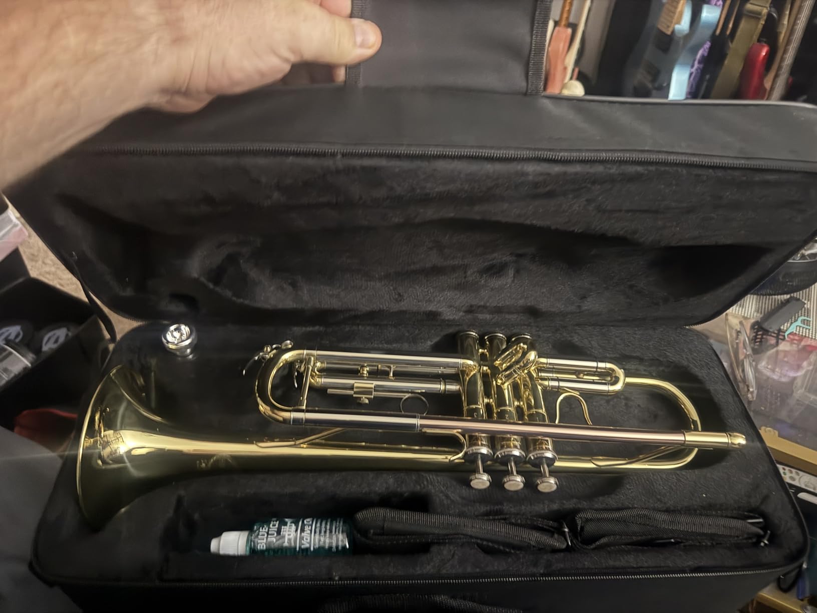Herche Superior Bb Trumpet M1 | Professional Instruments for all levels | MONEL VALVES | Rosebrass/Nickel-Silver/Gold | Solid Feel and Sound customer photo 1