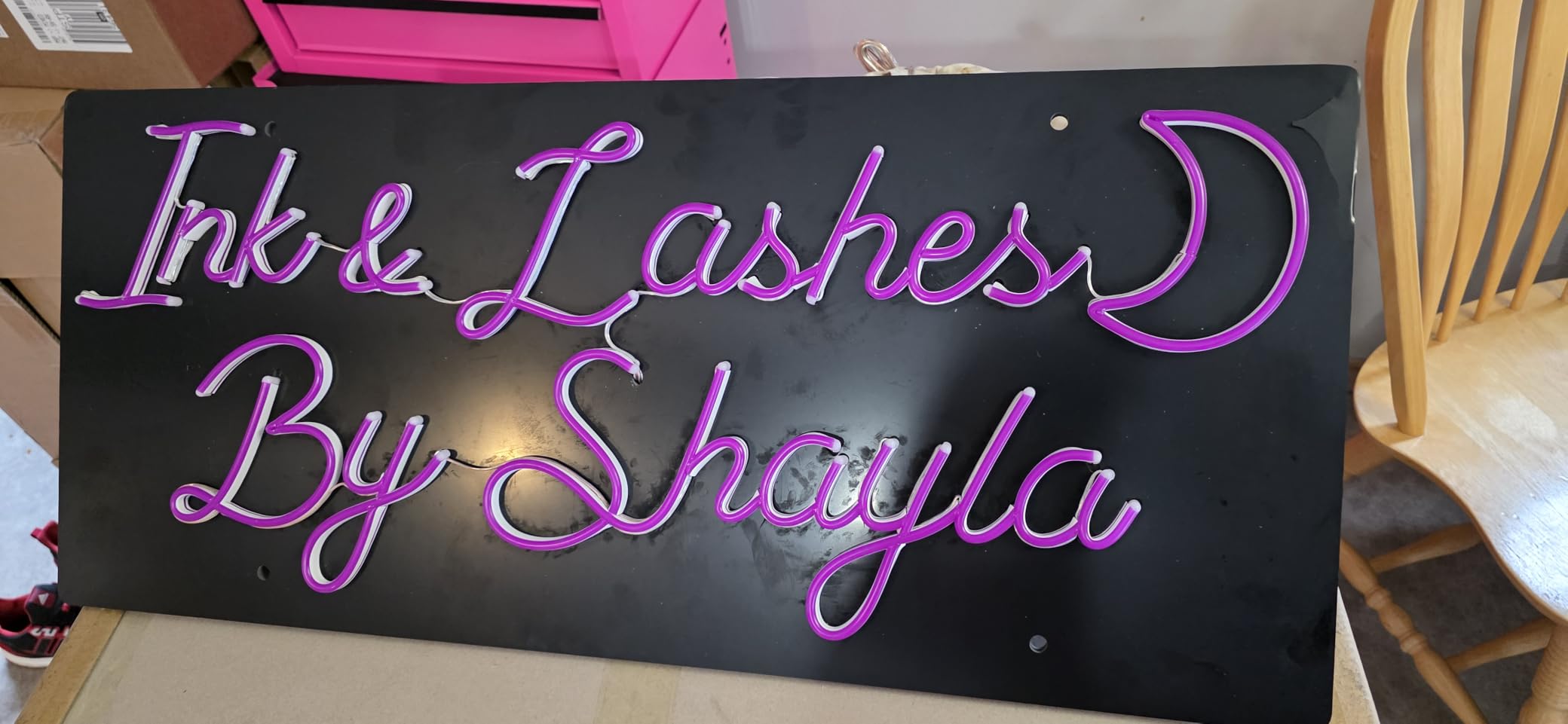 Custom Neon Signs, Personalised Large Led Neon Lights Sign Customizable for Wall Decor (Optional 16