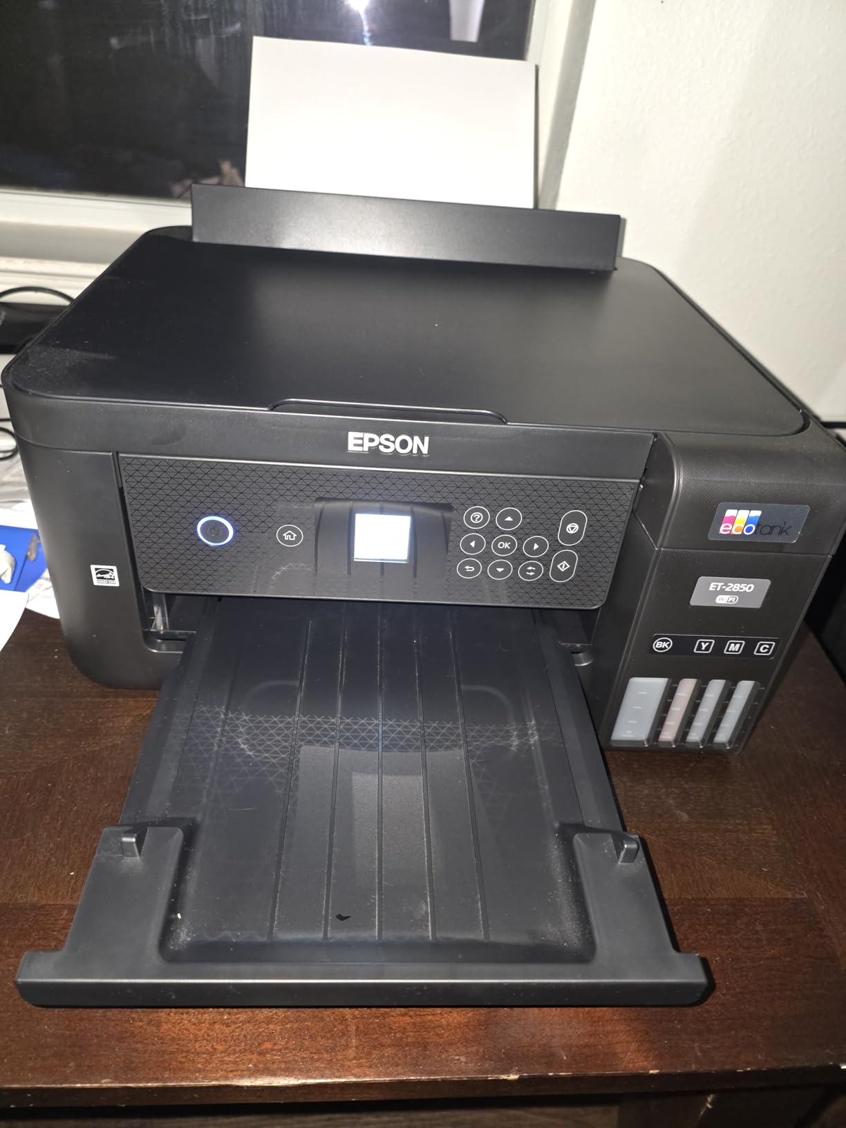 Epson EcoTank ET-2850 Wireless Color All-in-One Cartridge-Free Supertank Printer with Scan, Copy and Auto 2-Sided Printing - White customer photo 2