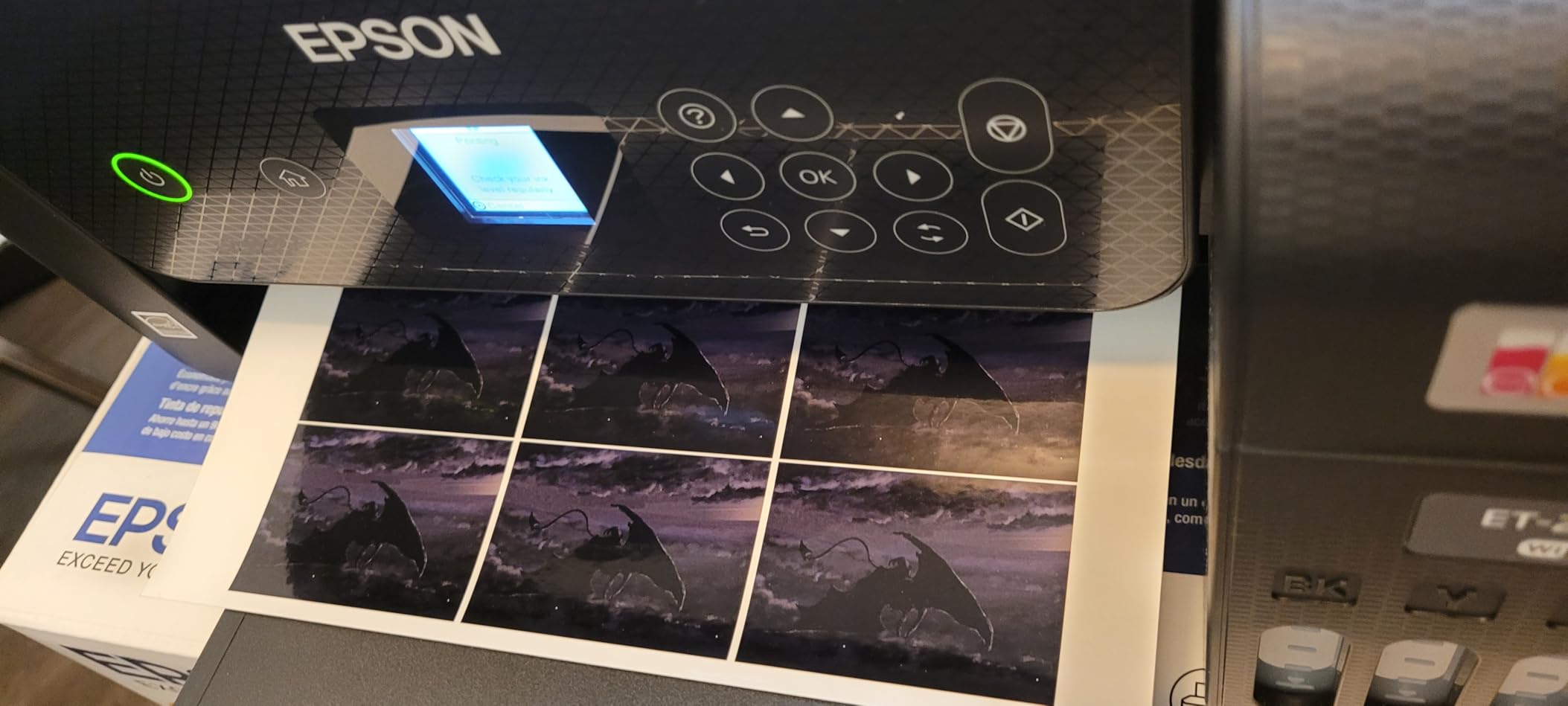 Epson EcoTank ET-2800 Wireless Color All-in-One Cartridge-Free Supertank with Scan and Copy, The Ideal Basic Home Printer - White customer photo 1