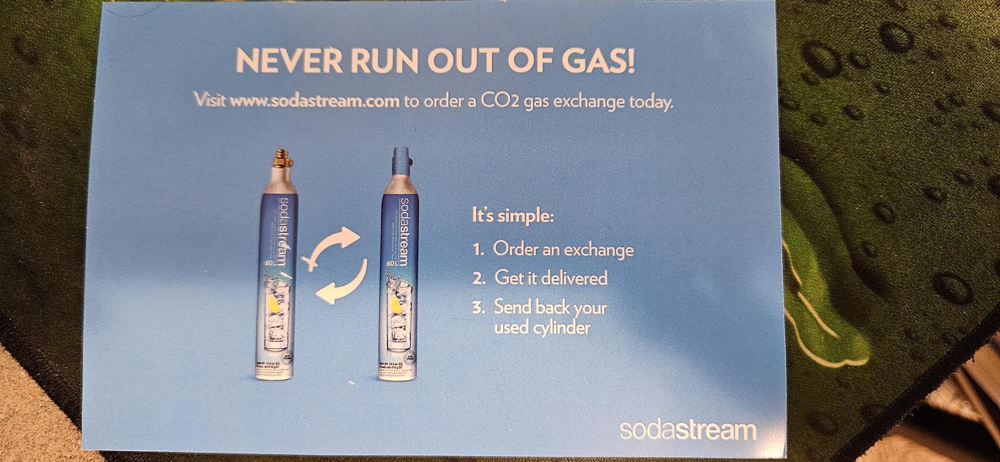 SodaStream Terra Sparkling Water Maker Value Bundle - CQC CO2 system - Includes 2x CO2 Cylinders, 3x 32 Fl Oz Dishwasher Safe Bottles, 2x Bubly Flavor Drops - Black customer photo 2