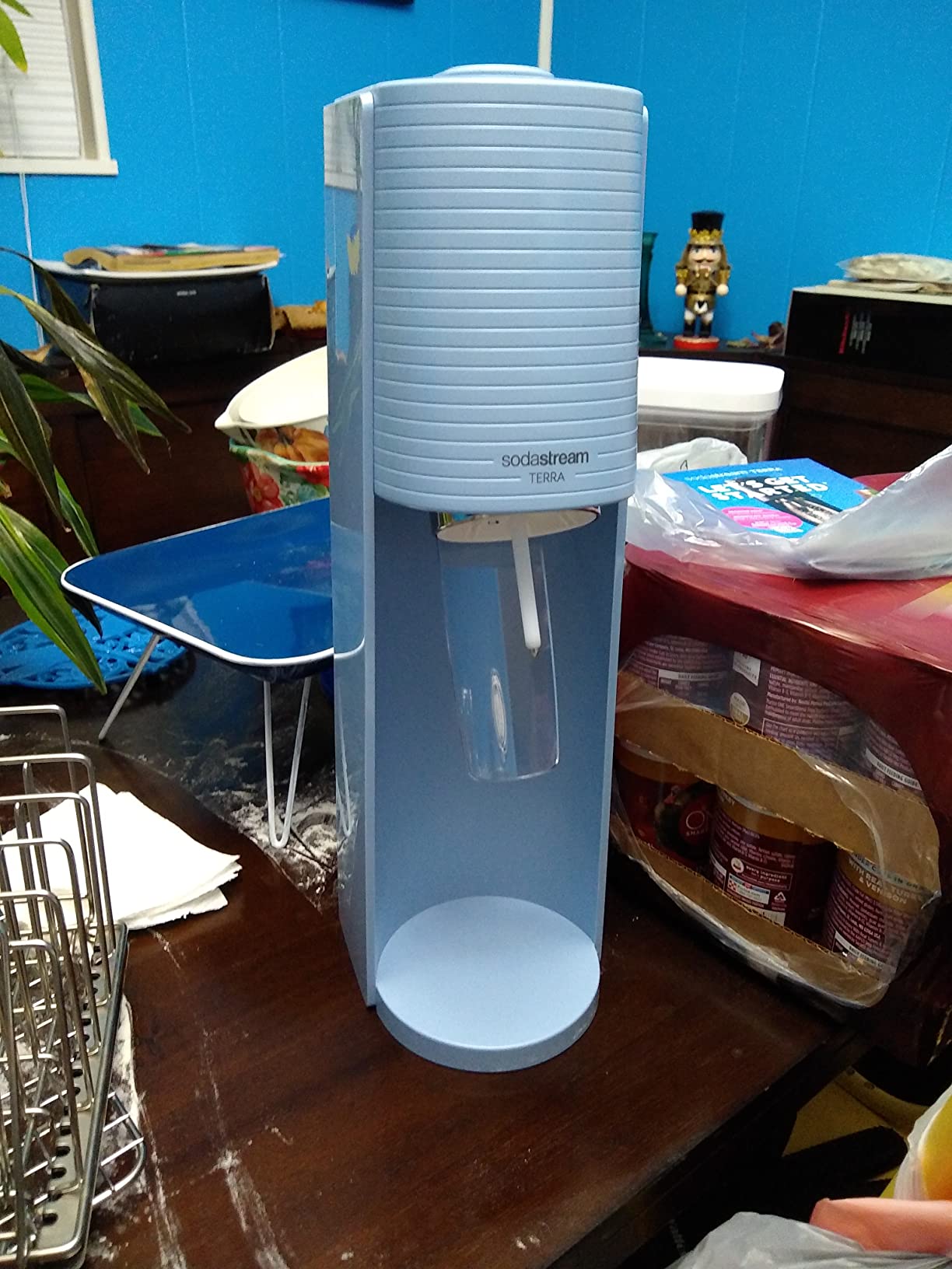SodaStream Terra Sparkling Water Maker (White) with CO2 and Dishwasher Safe Bottle customer photo 2
