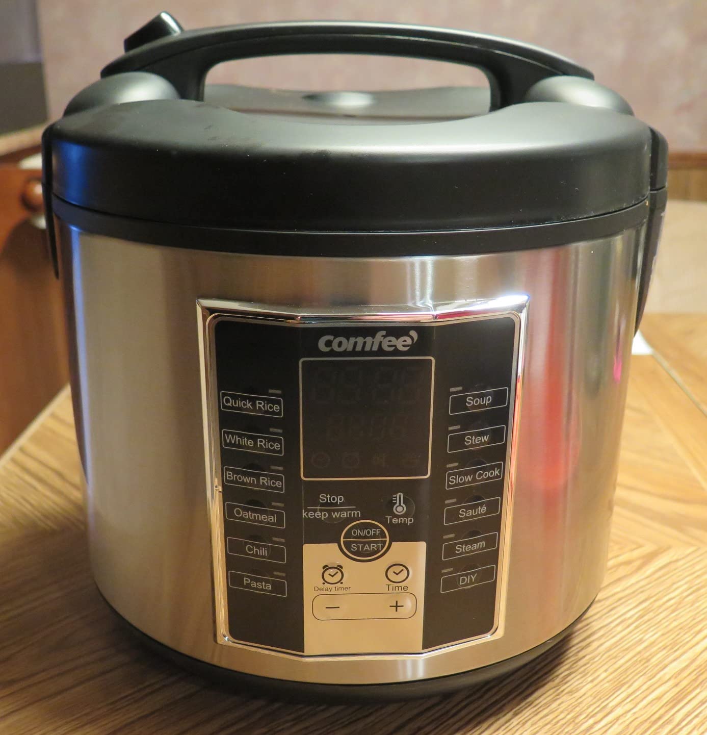 COMFEE' Compact Rice Cooker, 6-in-1 Stainless Steel Multi Cooker, Slow Cooker, Steamer, Saute, and Warmer, 2 QT, 8 Cups Cooked(4 Cups Uncooked), Brown Rice, Quinoa and Oatmeal, 6 One-Touch Programs, Corded Electric customer photo 2