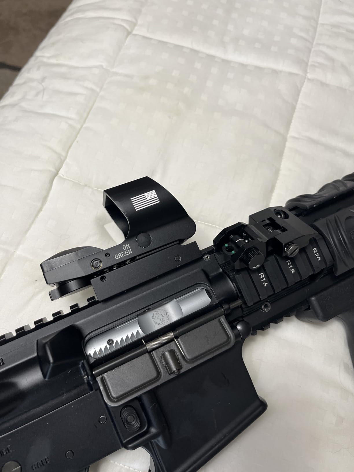 Veteran Owned DD119 Battle Flag Edition red dot Sight, Reflex Sight. Red and Green reticles customer photo 1