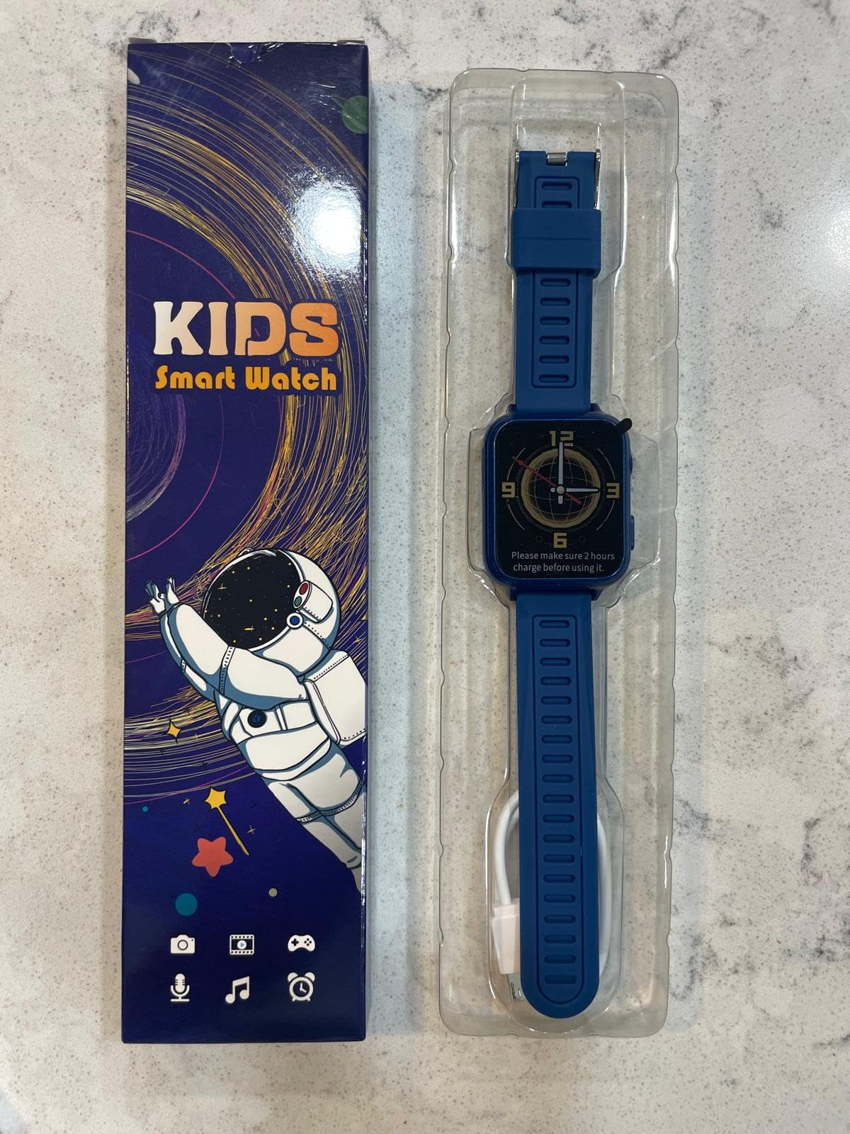 Phyulls Smart Watch for Kids, Smart Watch Toys with 39 Games Camera Video Recorder Music Alarm Calculator Calendar Flashlight Stopwatch Pedometer Gift Toys for 3-12 Years Old Boys and Girls (Black) customer photo 2