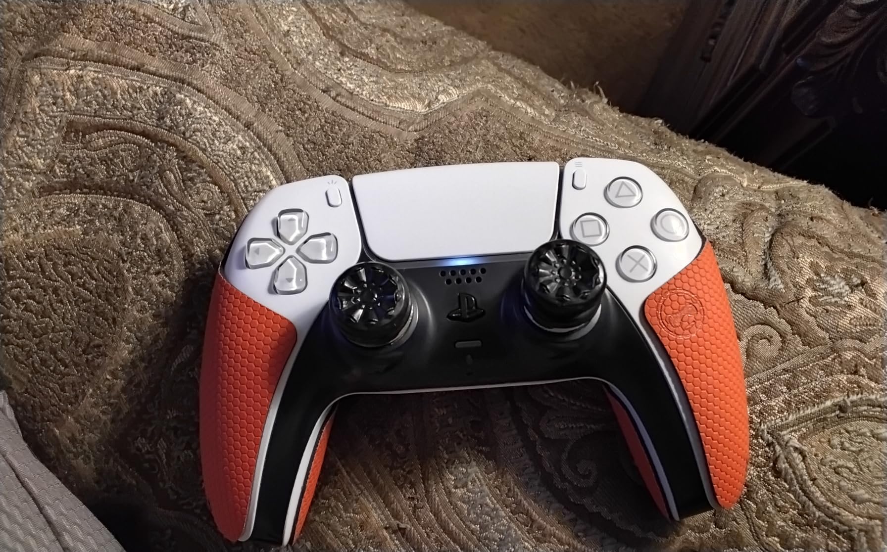 KontrolFreek Aim Boost Kit for PlayStation 5 (PS5) and PlayStation 4 (PS4) Controller | Includes Performance Thumbsticks and Precision Rings | Galaxy Edition customer photo 1