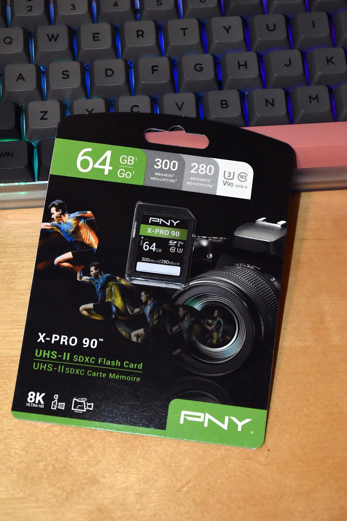 PNY 64GB EliteX-PRO90 UHS-II SDXC Memory Card - R300MB/s W280MB/s, U3, V90, 8K UHD, Full HD, UHS-II for Professional Photographers & Content Creators customer photo 2