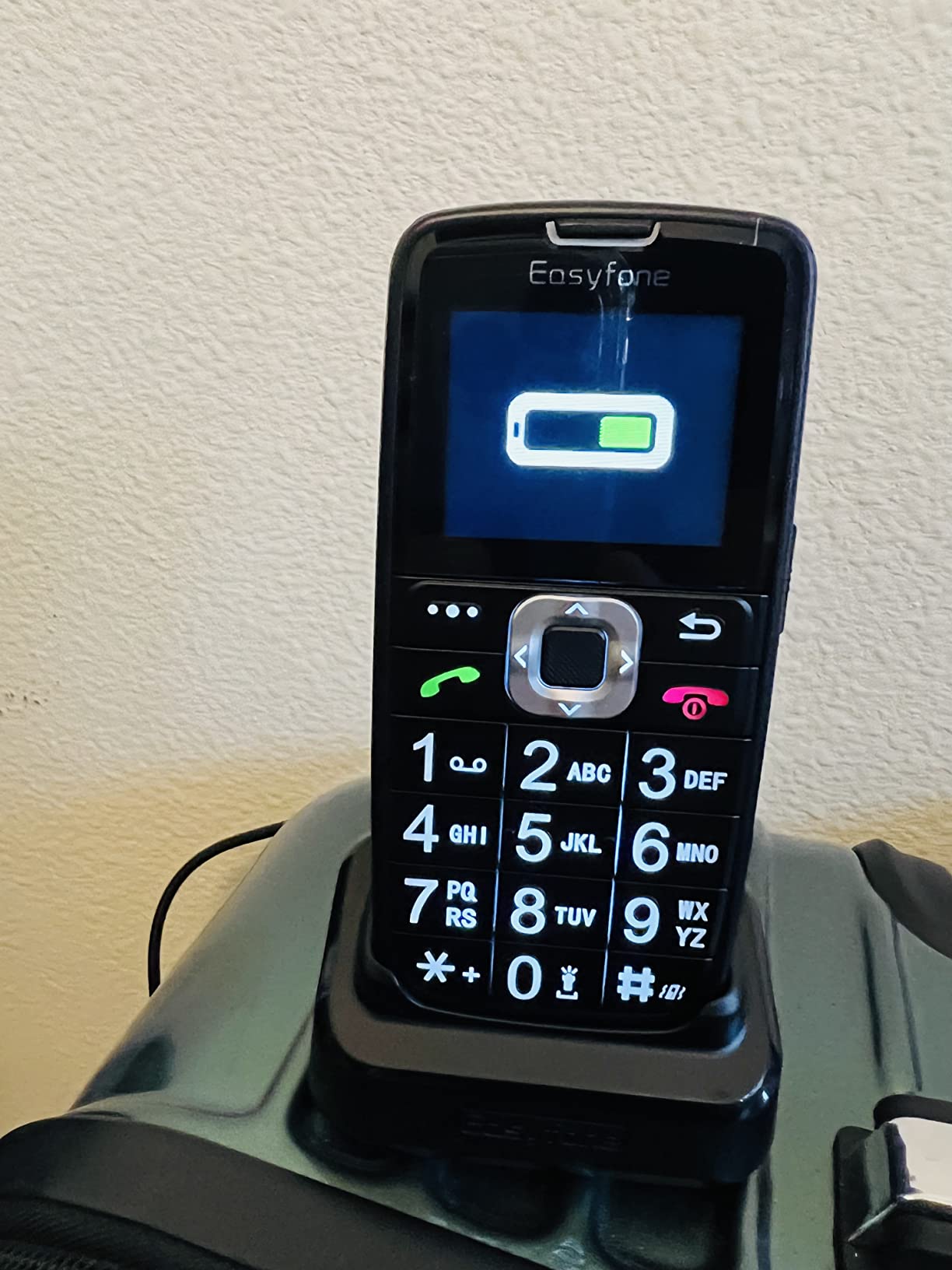 Easyfone Prime-A6 Unlocked 4G Feature Cell Phone, Easy-to-Use Big Button Simple Mobile Phone with SOS Button and Charging Dock, FCC/IC/CE Certified customer photo 1