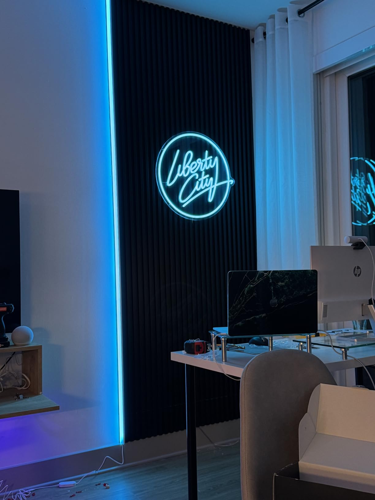 Custom Neon Signs, Personalized Dimmable LED Neon Signs for Family Birthday Bar Wedding Party Night Light & Company Logo or Business Signs customer photo 1