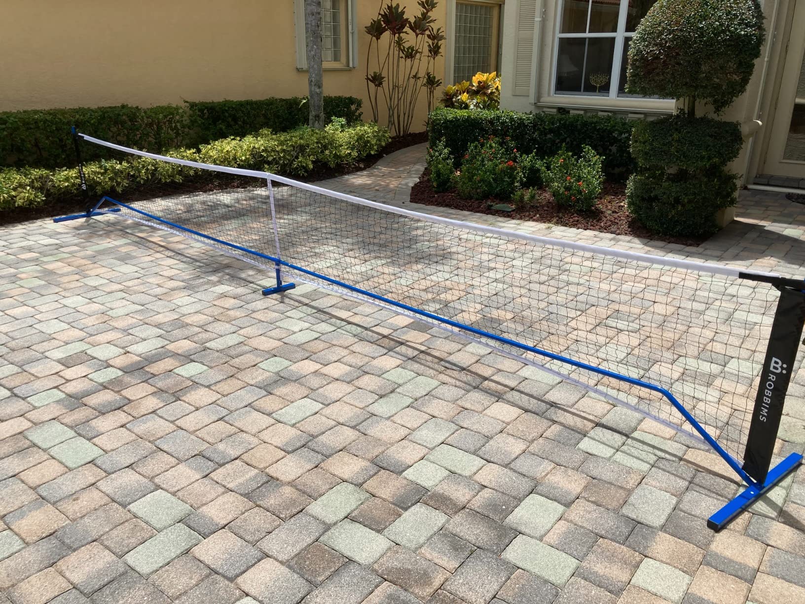 Pickleball Set with Net | 4 USA Pickleball Approved Carbon Fiber Paddles, Portable Regulation Size Net System, 8 Outdoor Balls, Duffle Bag & Carry Bag - ROBBIMS customer photo 2