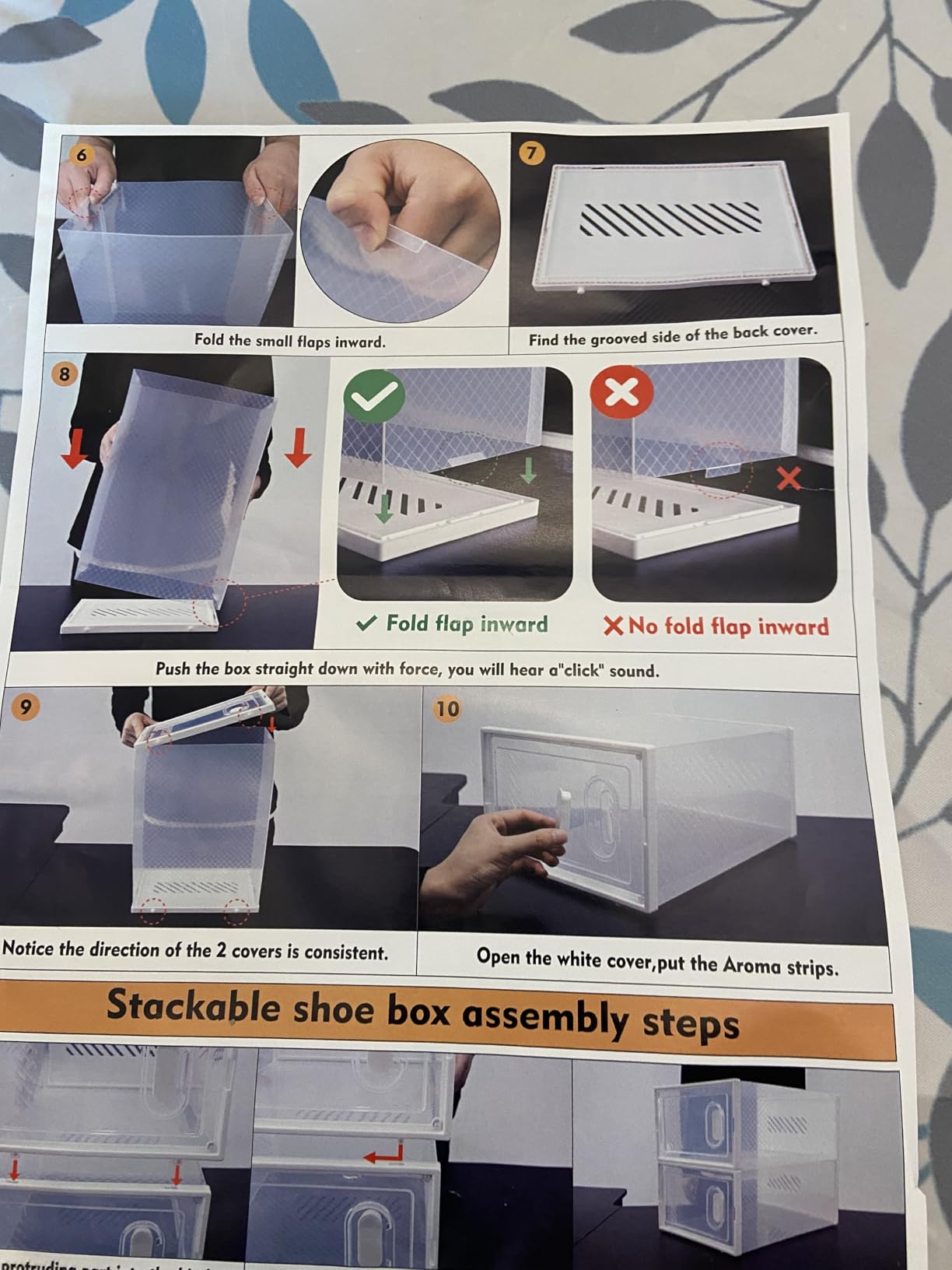 SIMPDIY Shoe Storage, 12 Pack Shoe Organizer for Closet, Shoe Boxes Clear Plastic Stackable Shoe Containers with Lids for Size 10 customer photo 2